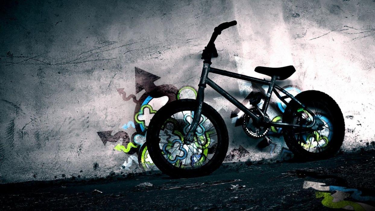 Bmx Bicicleta Acrobatica Wallpaper Graffiti, Download