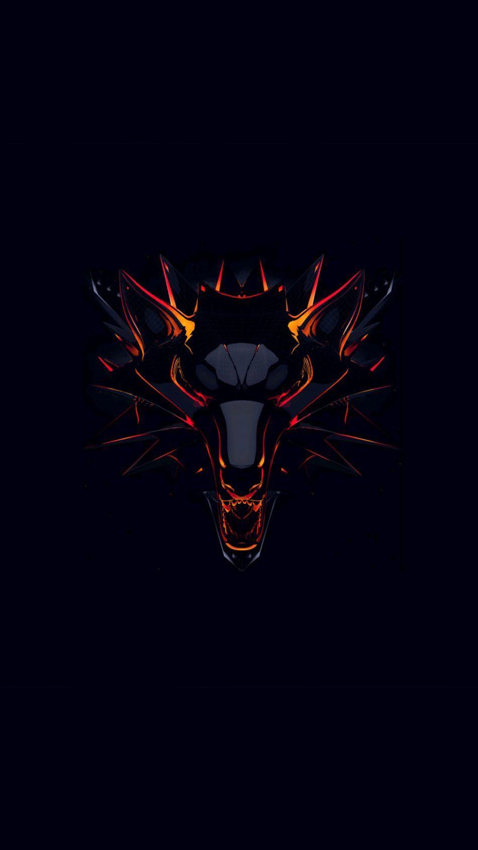 Witcher Dark Background Minimal 4K Ultra HD Mobile Wallpaper. Dark wallpaper, 4k phone wallpaper, HD dark wallpaper