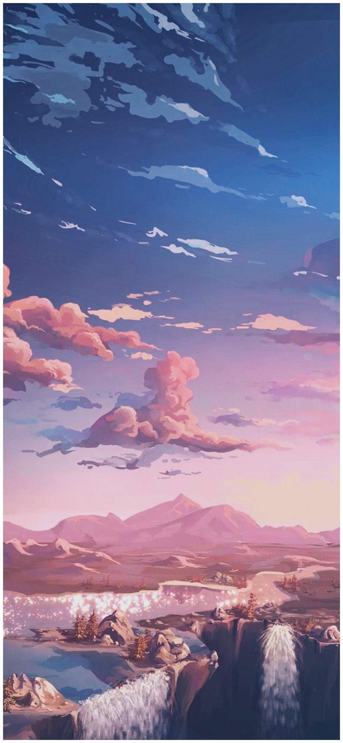 anime 90s scenery wallpapers aesthetic cave