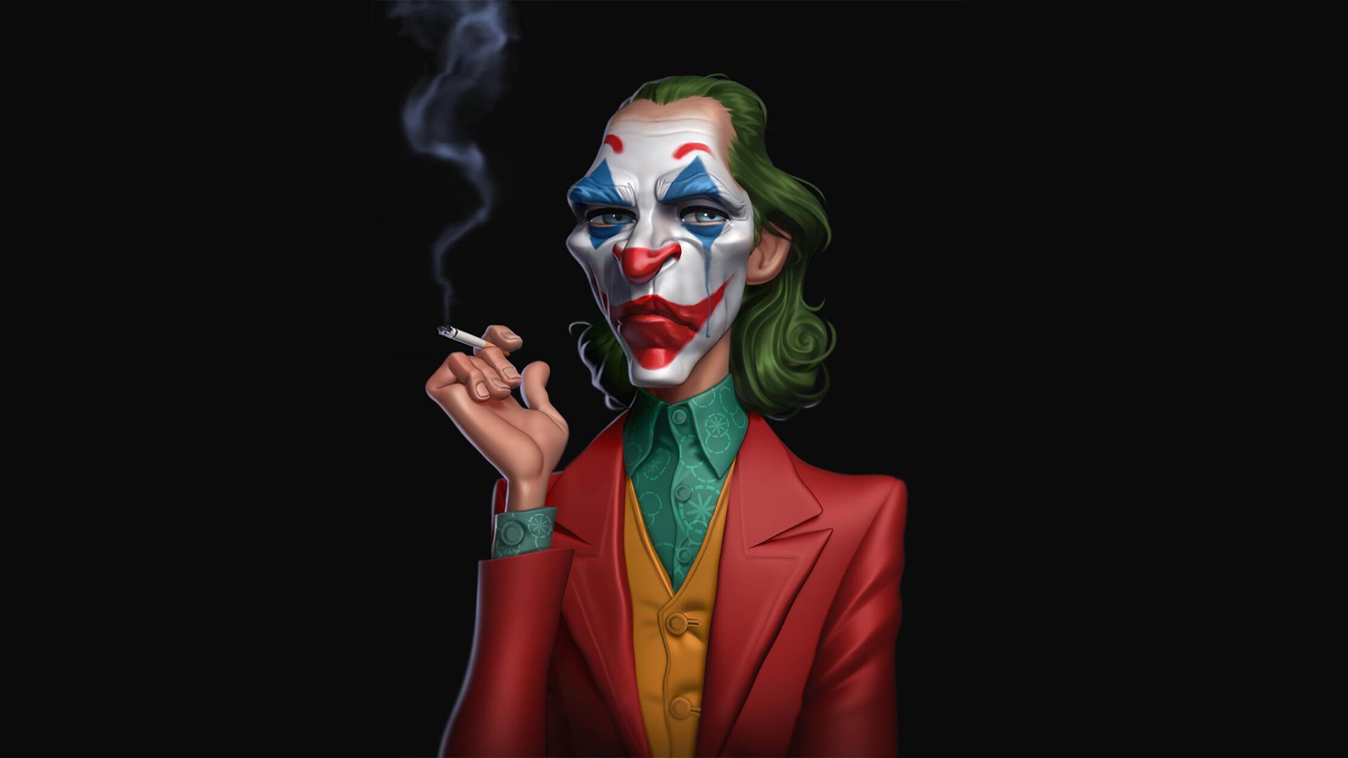 Joker Cigratte Smoking Time, HD Superheroes, 4k Wallpaper