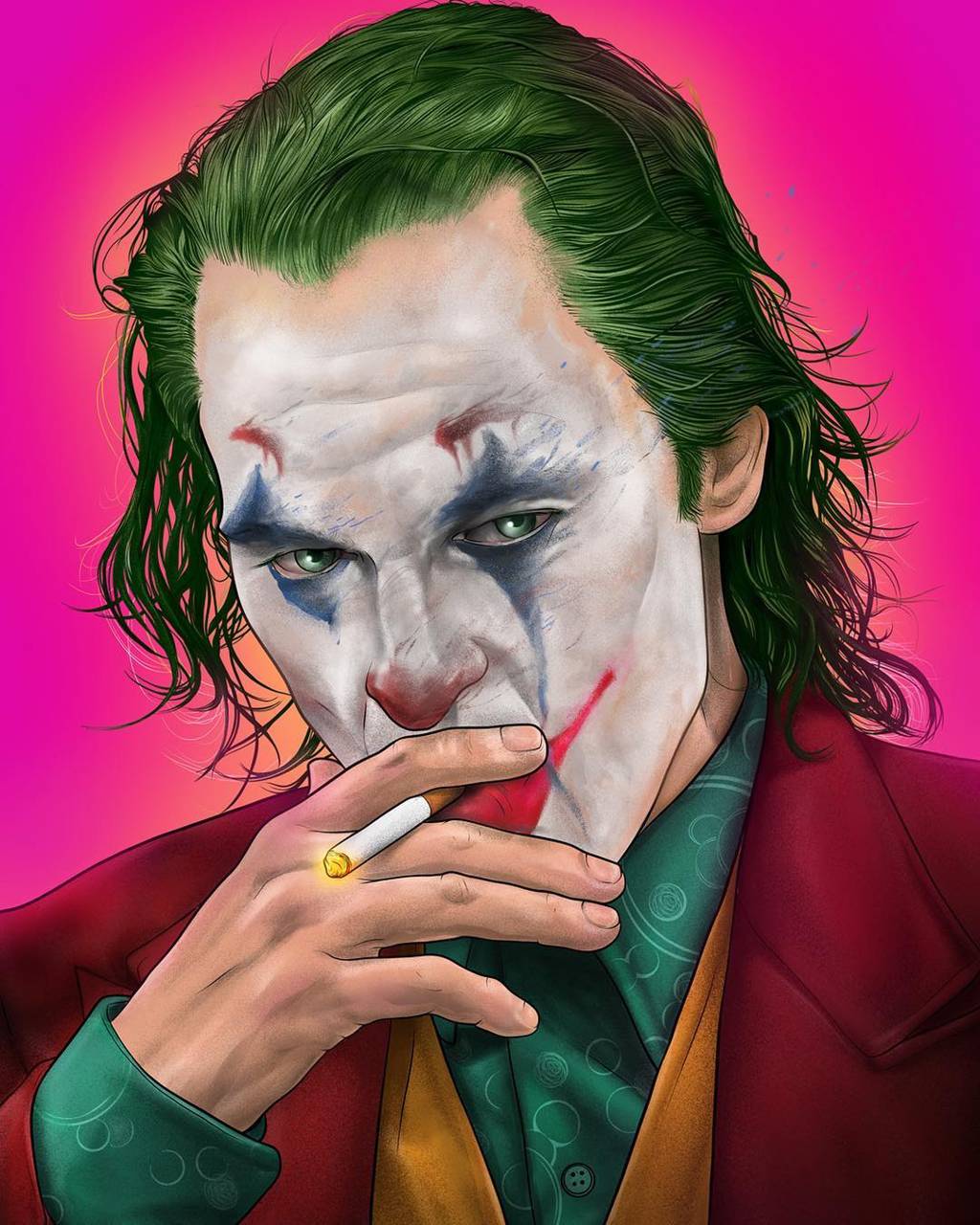 Smoking Joker Wallpaper Free Smoking Joker