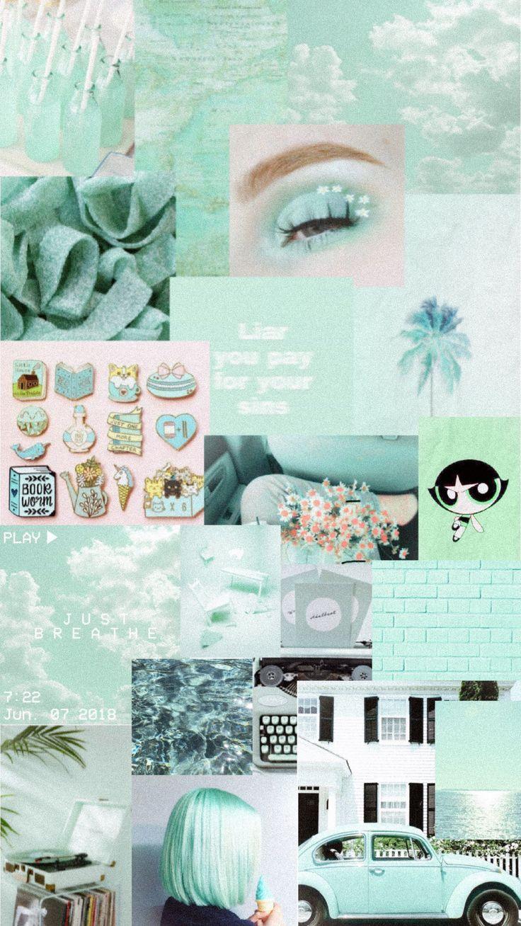 Green Aesthetic Collage Wallpapers Wallpaper Cave @cholettechannel ♡ pink wallpaper iphone, aesthetic pastel wallpaper. green aesthetic collage wallpapers