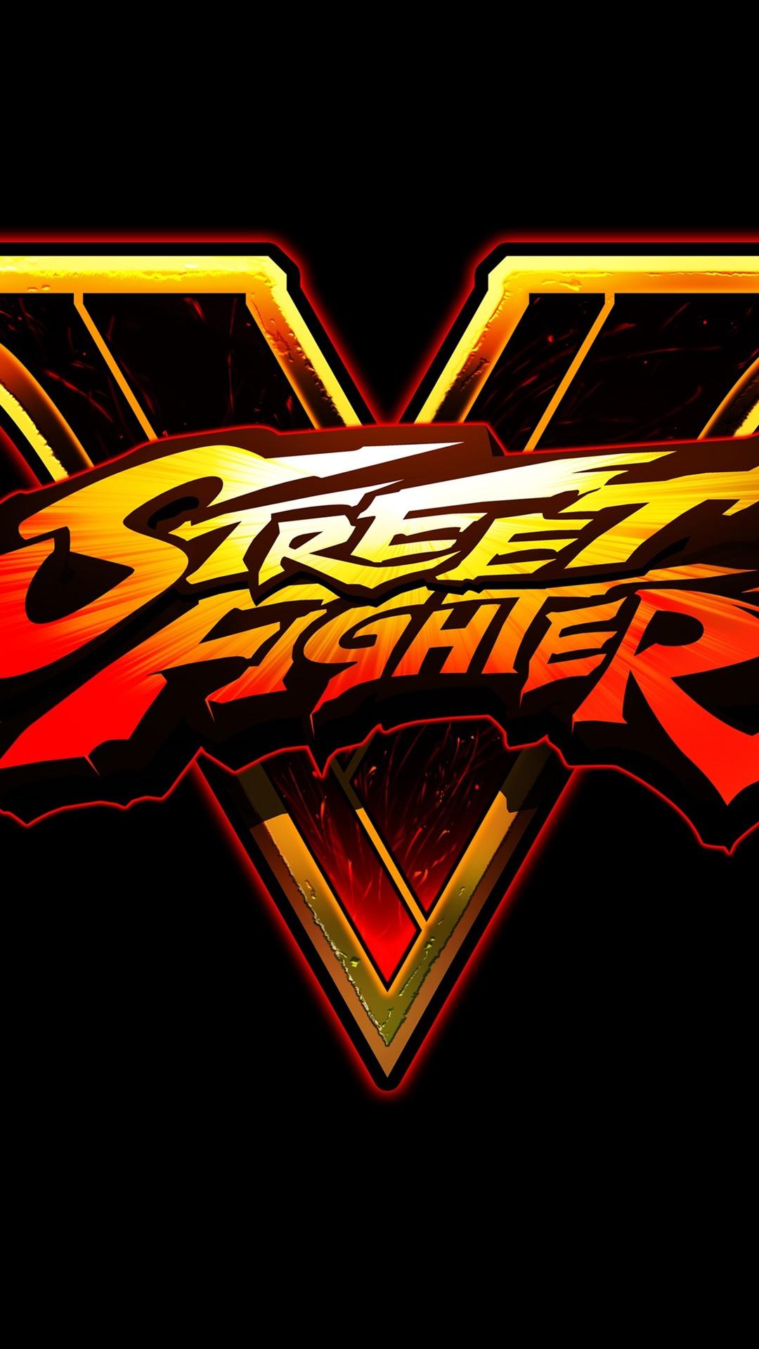 Street Fighter V Logo 1080x1920 IPhone 8 7 6 6S Plus