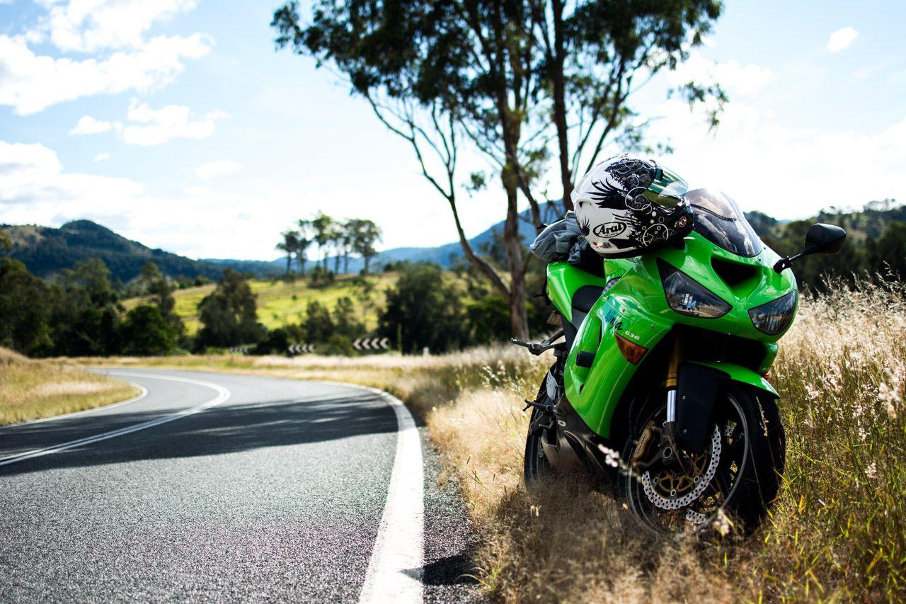 Kawasaki ZX6R 636. Oxley Highway NSW. HD Wallpaper From