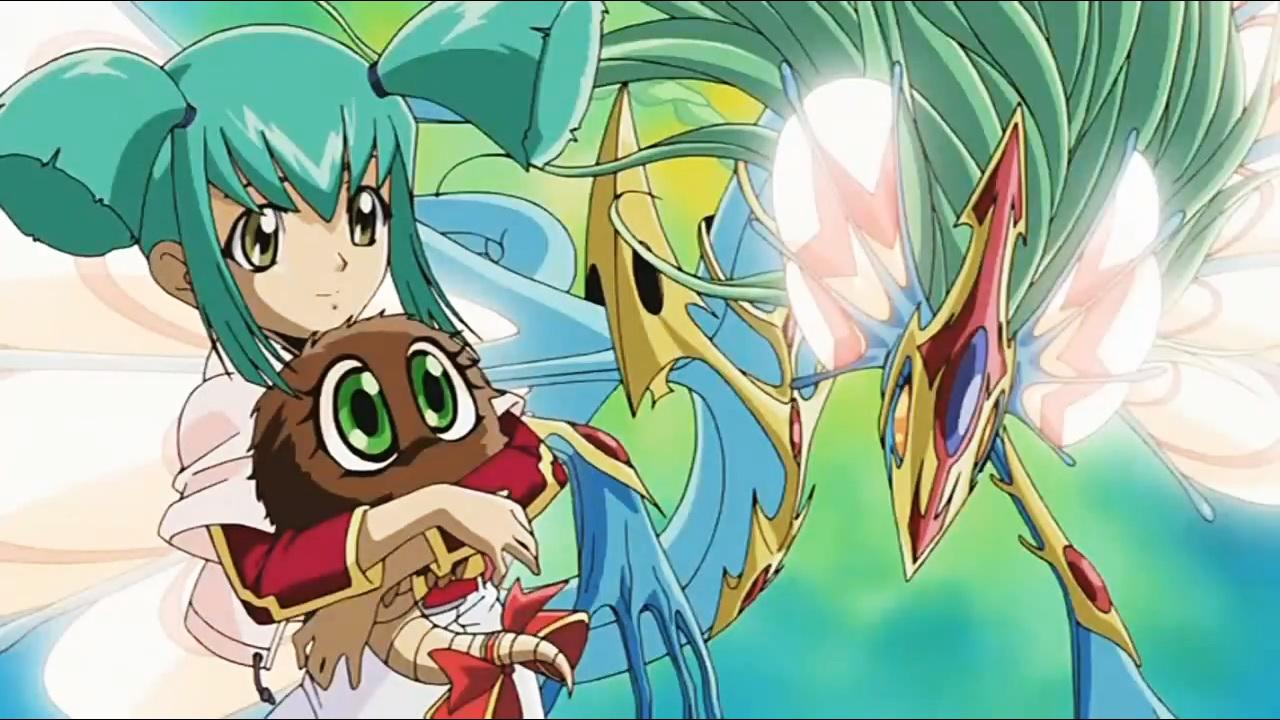 Luna With Ancient Fairy Dragon And Kuribon From Yu Gi