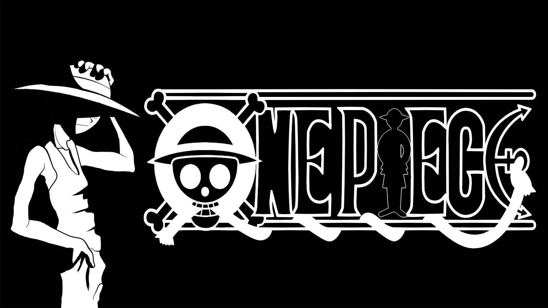 One Piece Black And White Anime Wallpaper For Desktop