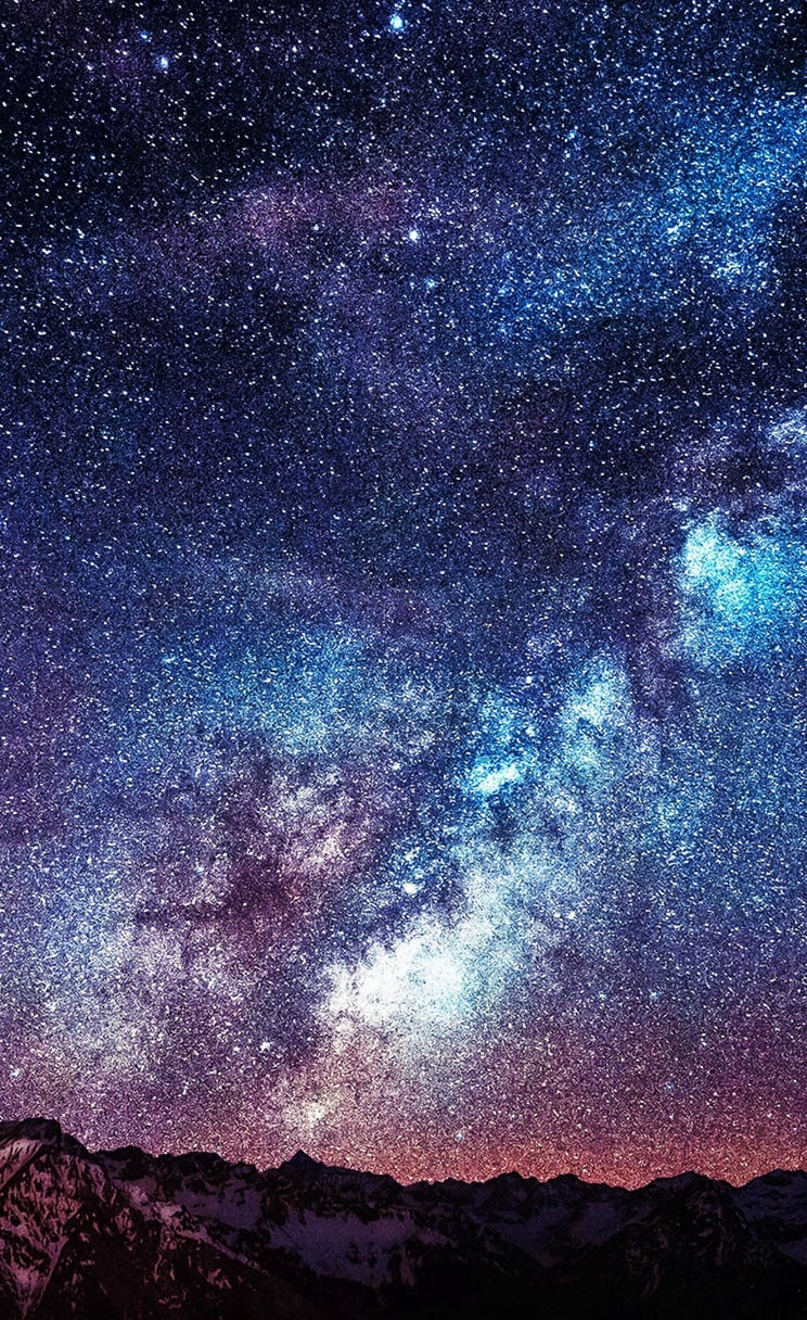 Amazing Milkyway Space Mountain Red iPhone 4s Parallax