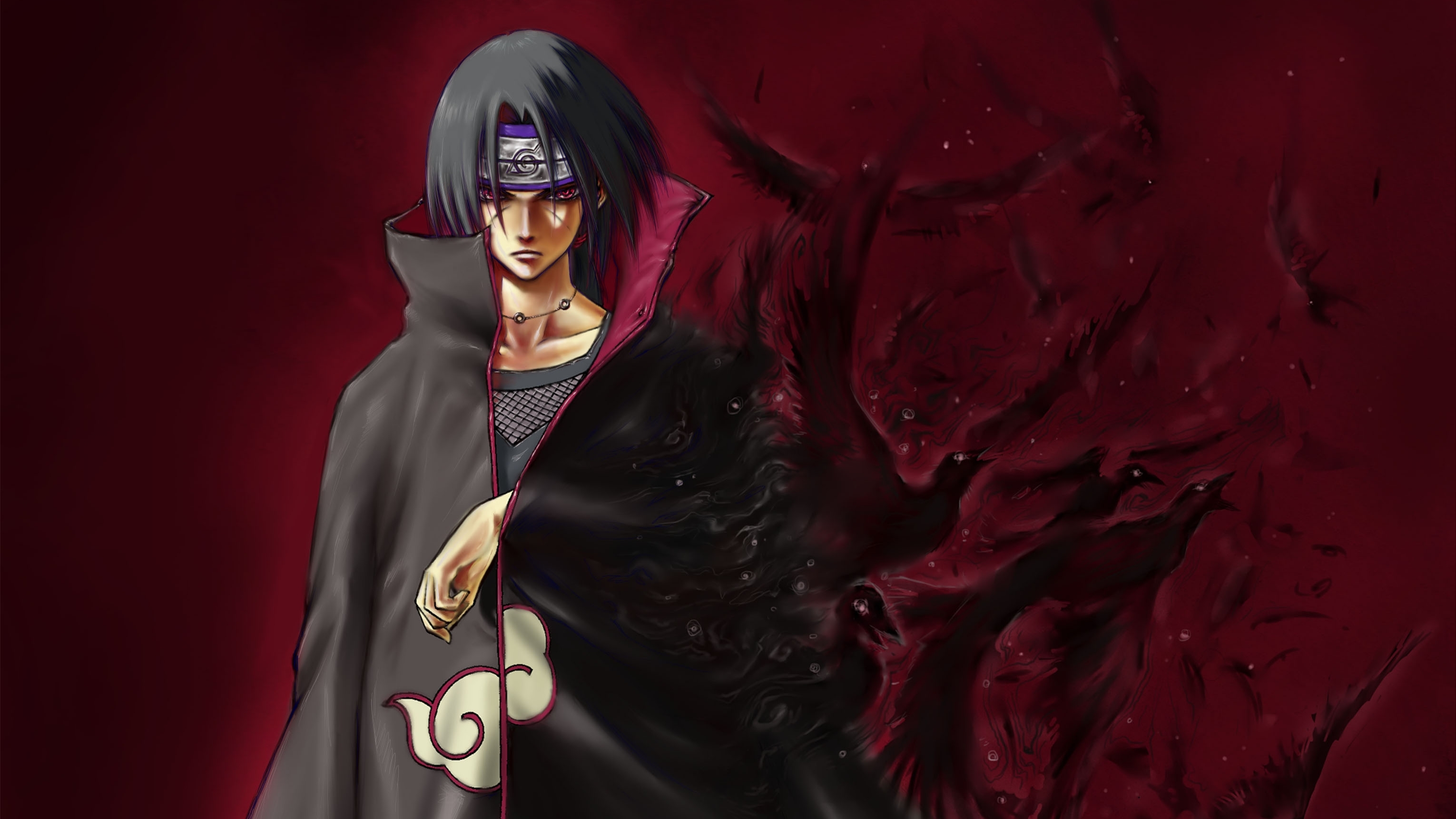 Uchiha Itachi Cartoon Wallpaper poster on quality paper 13x19 Paper Print   Art  Paintings posters in India  Buy art film design movie music  nature and educational paintingswallpapers at Flipkartcom