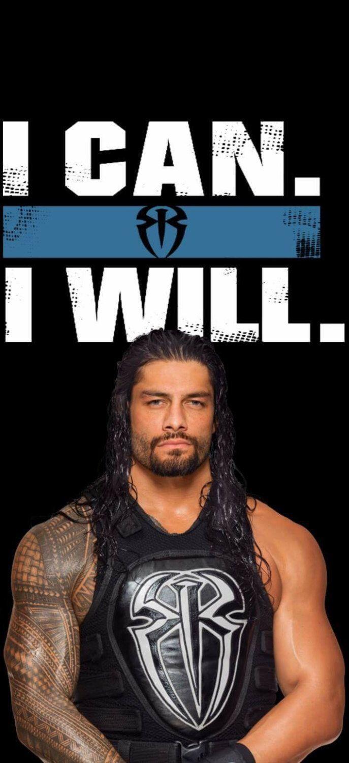 WWE Roman Reigns design perfect size for phone wallpaper. It is