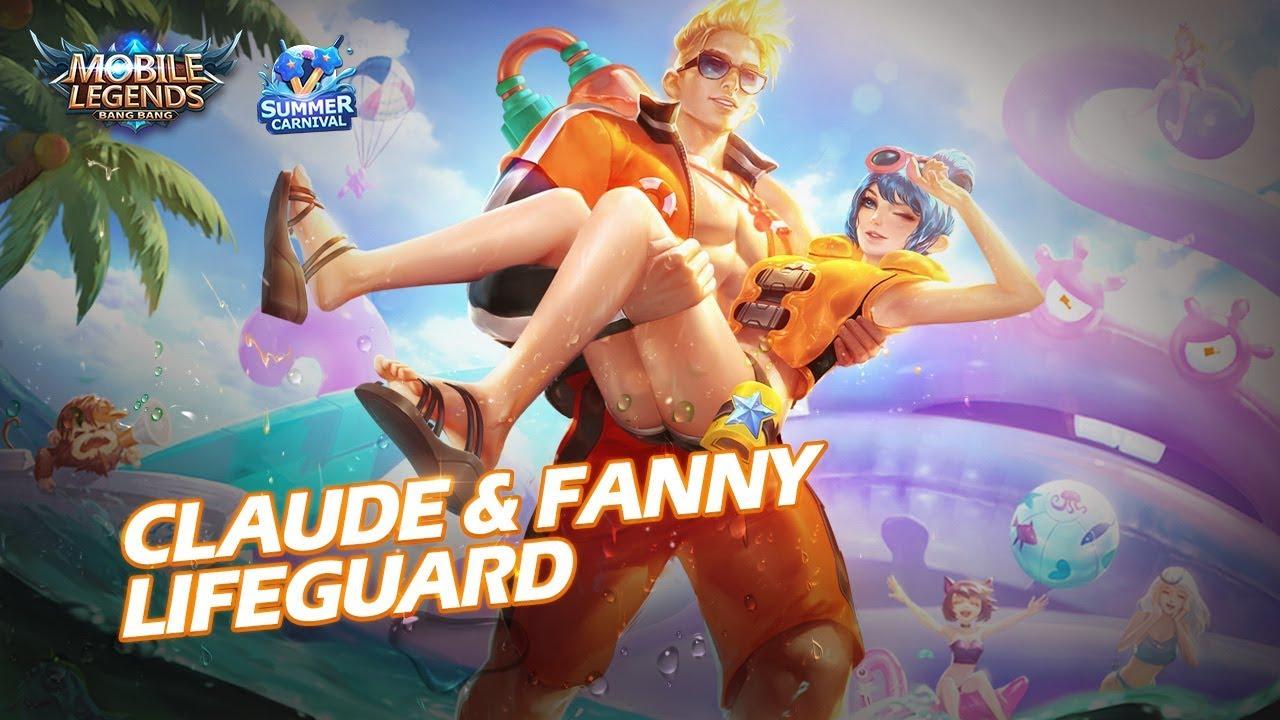 Claude & Fanny New Skin. Lifeguard. Mobile Legends: Bang Bang