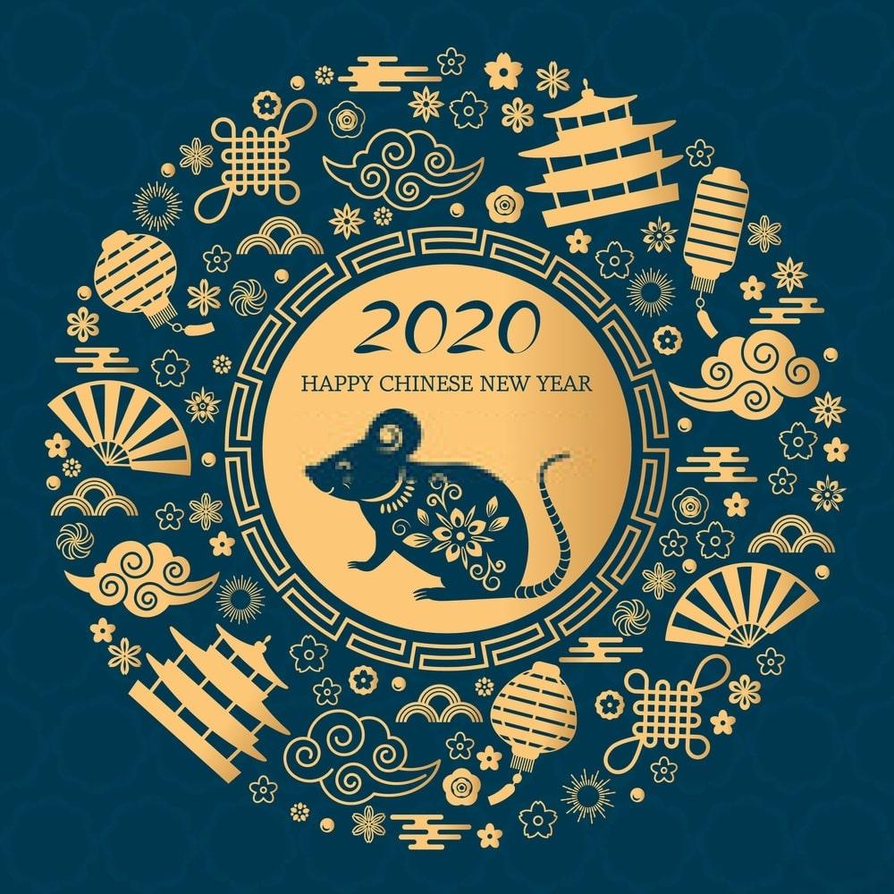 Chinese New Year Wallpaper for Year of Rat 2020