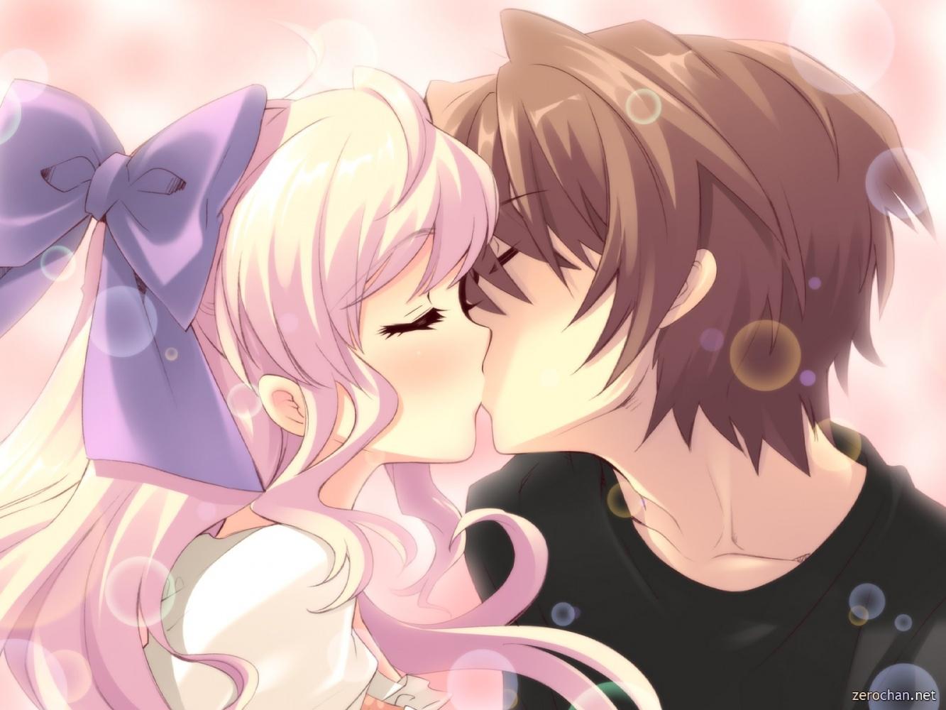 Anime Kissing Drawing Wallpapers - Wallpaper Cave