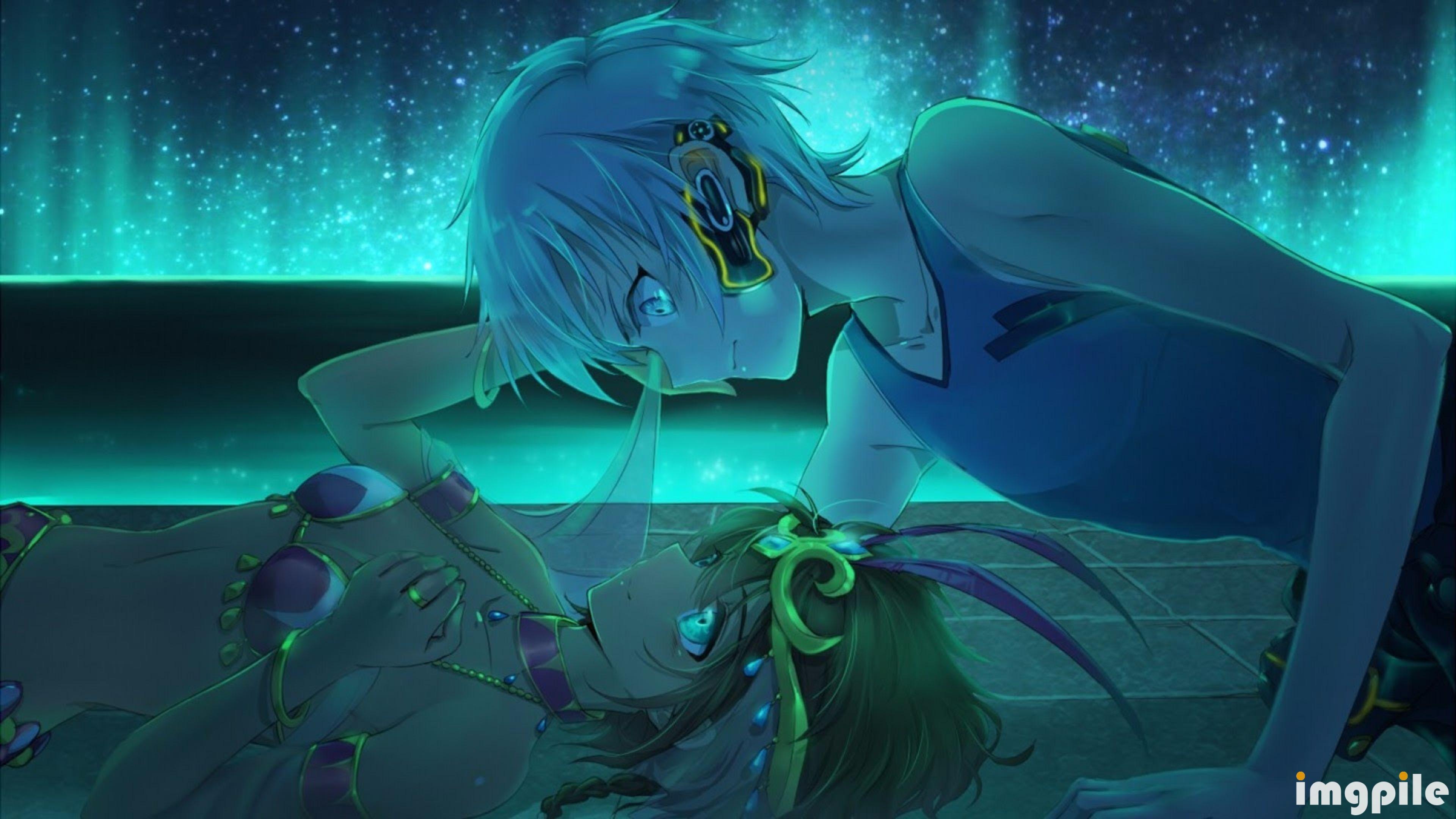 Anime Kisses 5K Wallpaper