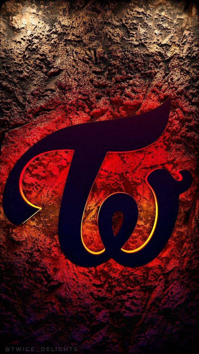 Twice_delights - #TWICE #logo Rock #wallpaper #b3D