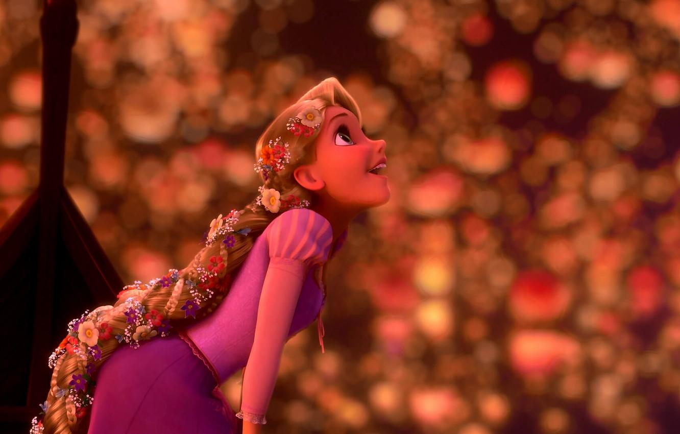 Wallpaper dream, Rapunzel, lanterns, Rapunzel: a Tangled