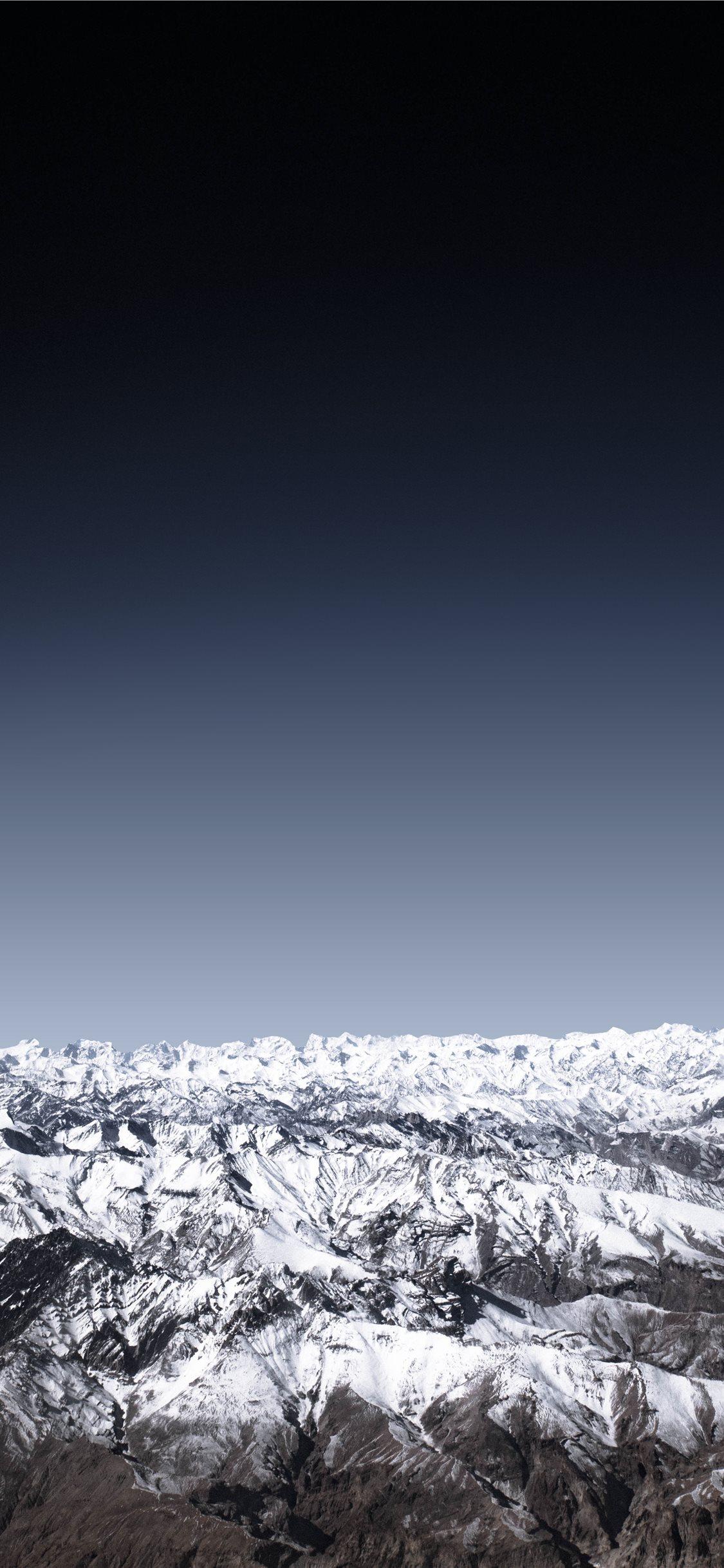 The mighty Himalayas iPhone X Wallpaper Free Download