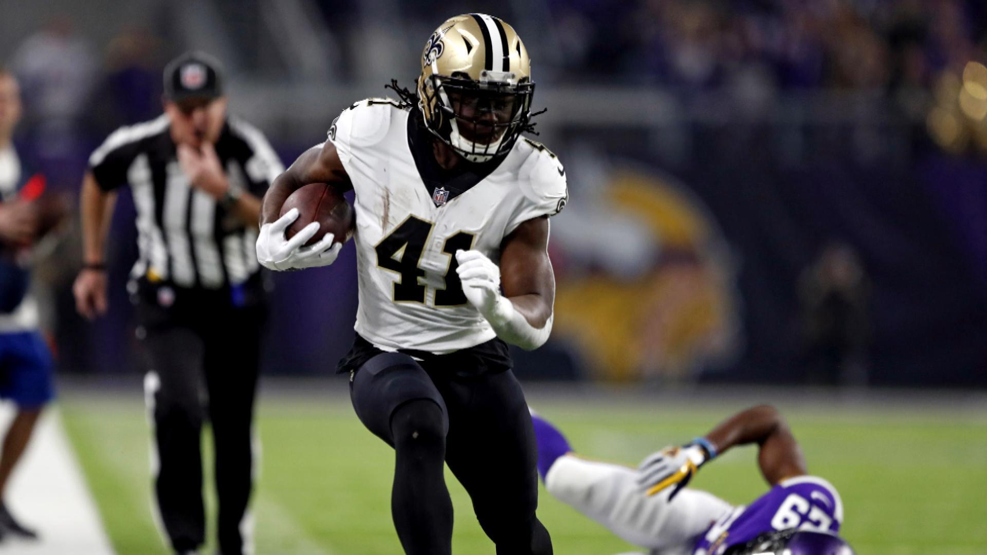 New Orleans Saints cautious with Alvin Kamara usage