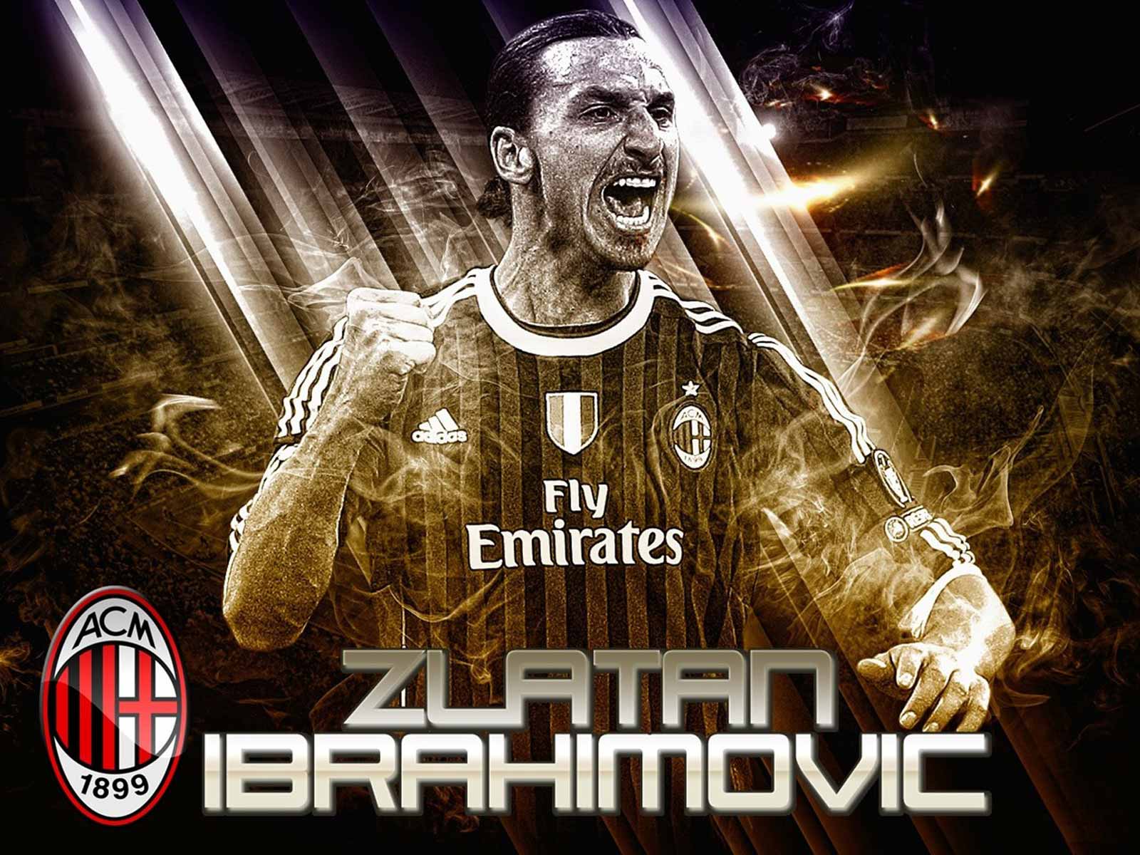 Free download Zlatan Ibrahimovic AC Milan HD Wallpaper