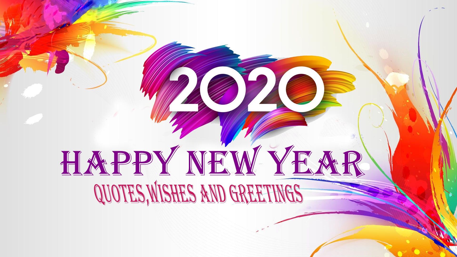 Free download Happy New Year 2020 Quotes Image Wishes
