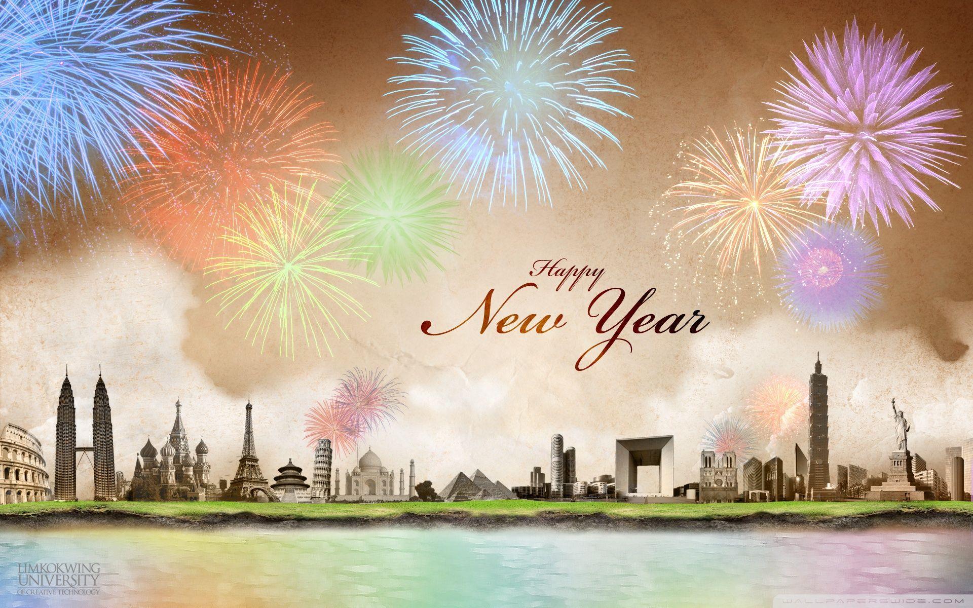 Happy New Year HD Wallpaper Free Happy New Year HD Background
