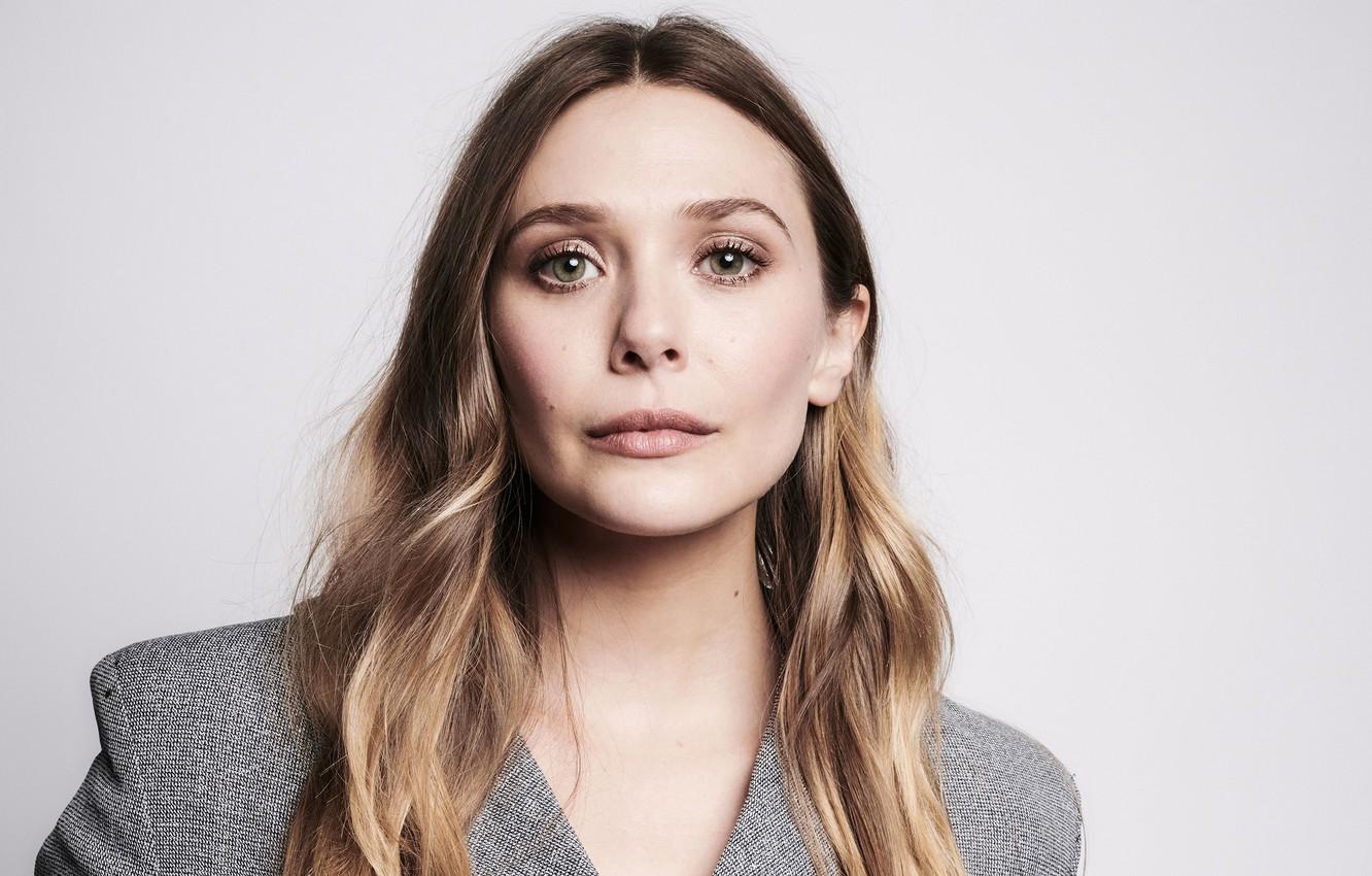 Wallpaper eyes, look, girl, hair, portrait, Elizabeth Olsen