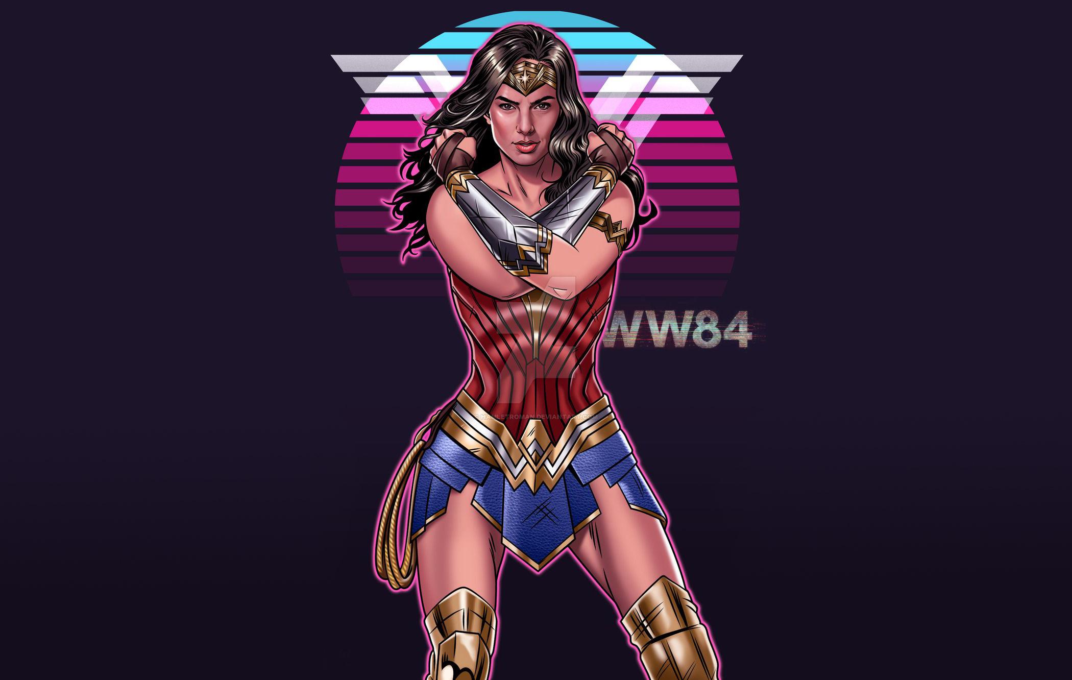Wonder Woman 1984 Artwork Wallpaper, HD Superheroes 4K