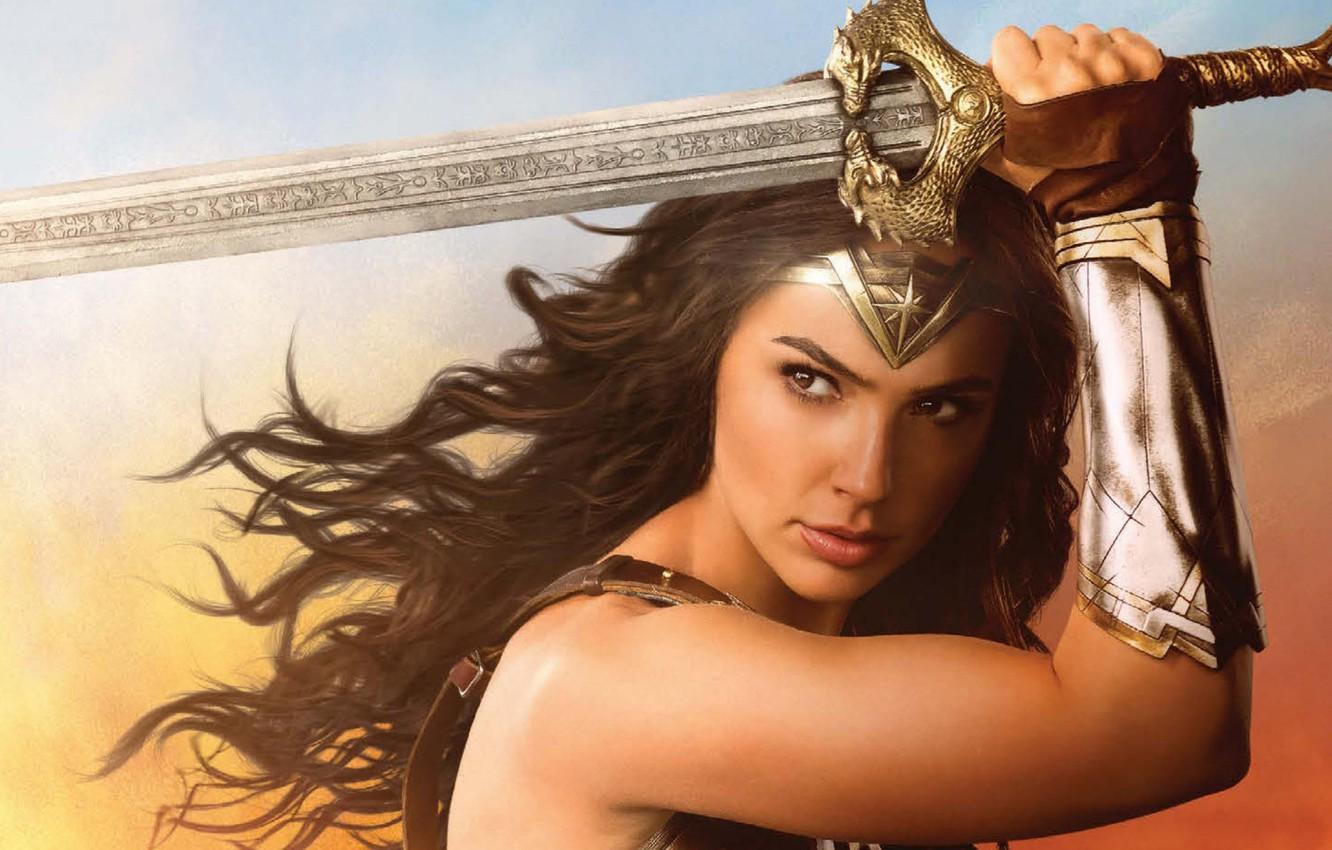 Wallpaper cinema, sword, Wonder Woman, armor, movie, ken