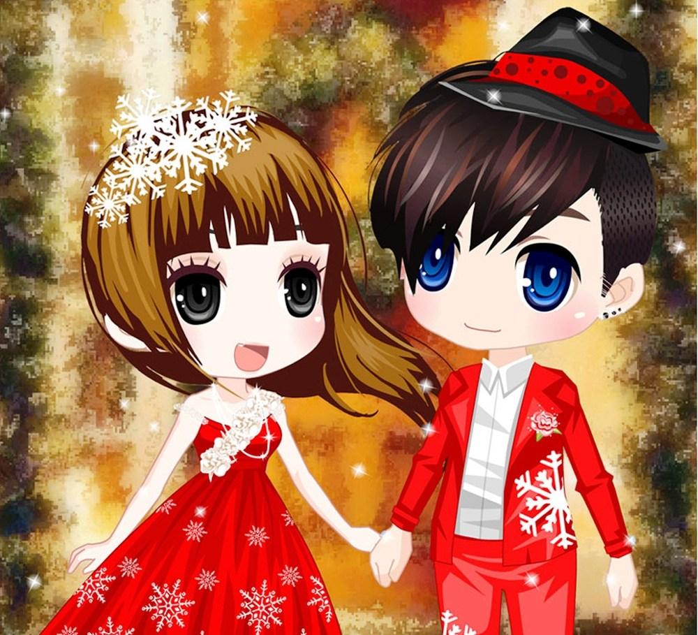 Korean Couples With Cartoons, HD Wallpaper & background