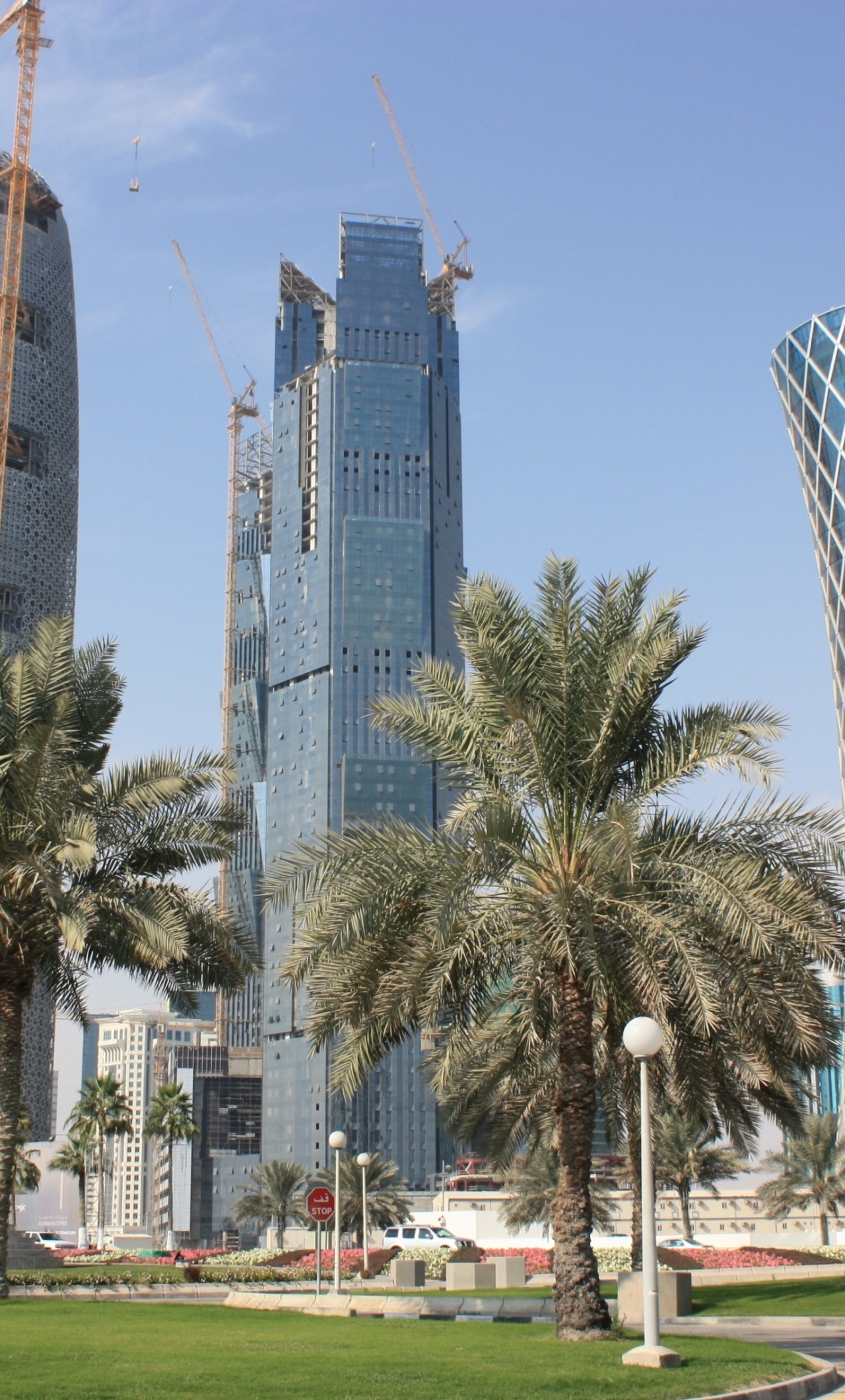 qatar, doha, city iPhone 6 plus Wallpaper, HD City