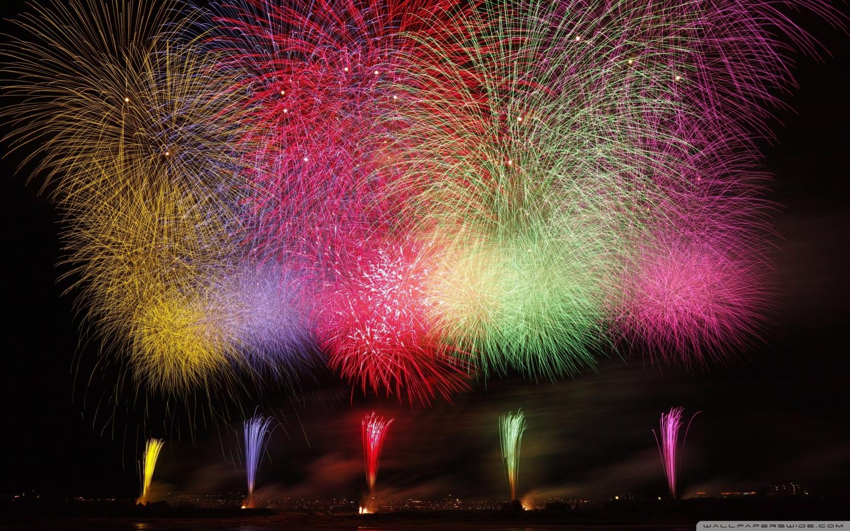Amazing Fireworks 2020 Ultra HD Desktop Background Wallpaper