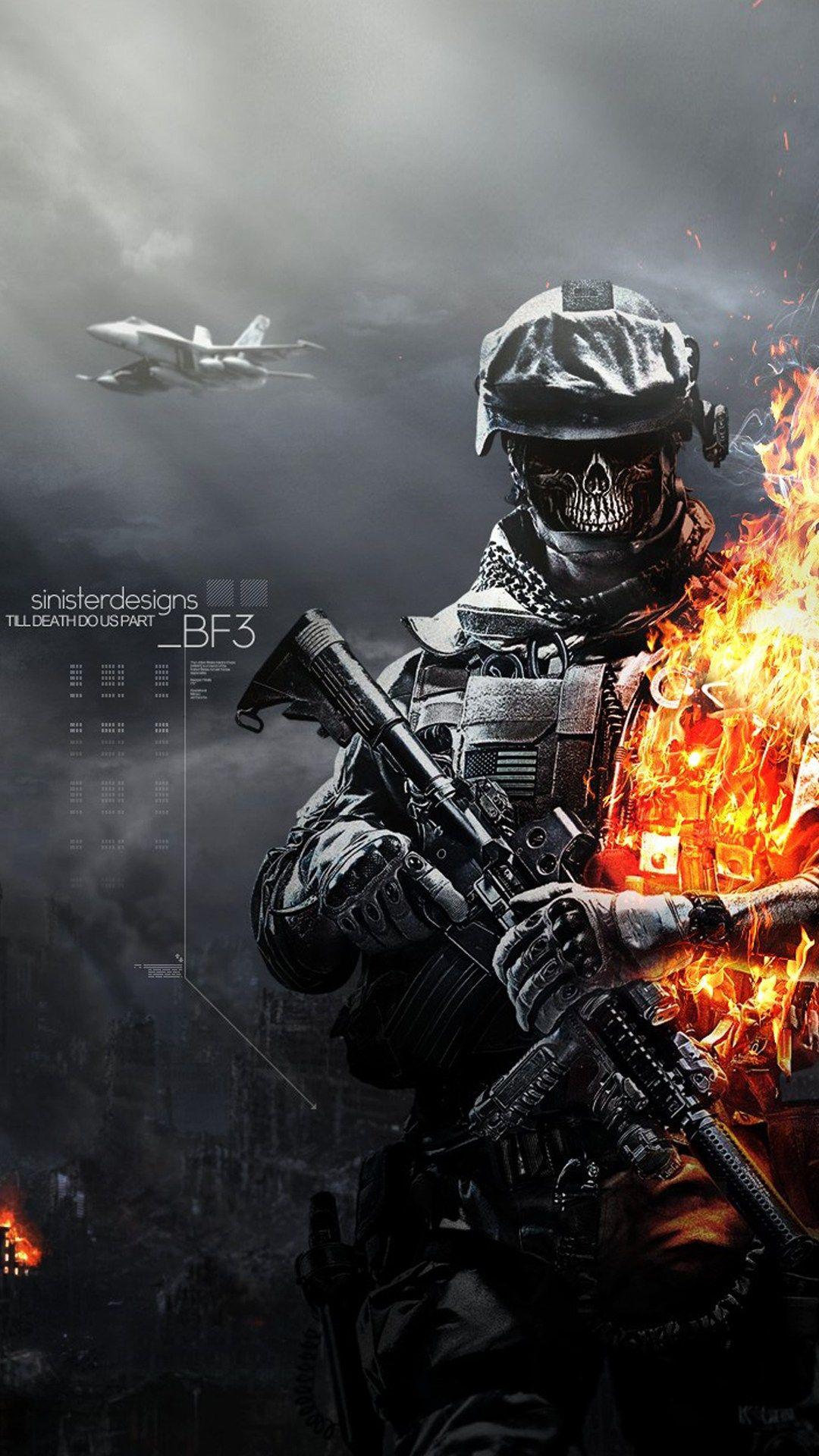 Badass Wallpaper For Android 02 0f 40 With Skull Soldier