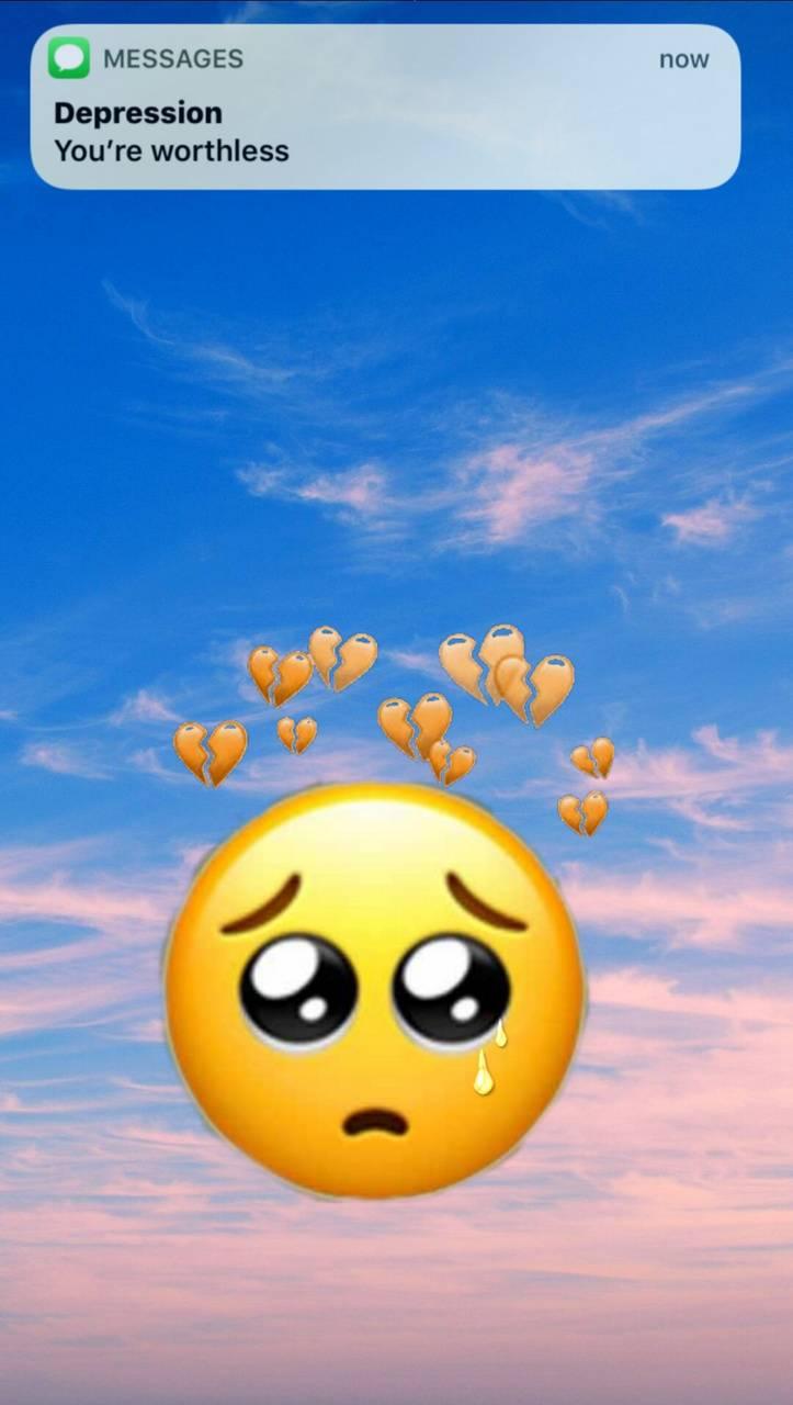  Emoji  Sad  iPhone Wallpapers  Wallpaper  Cave