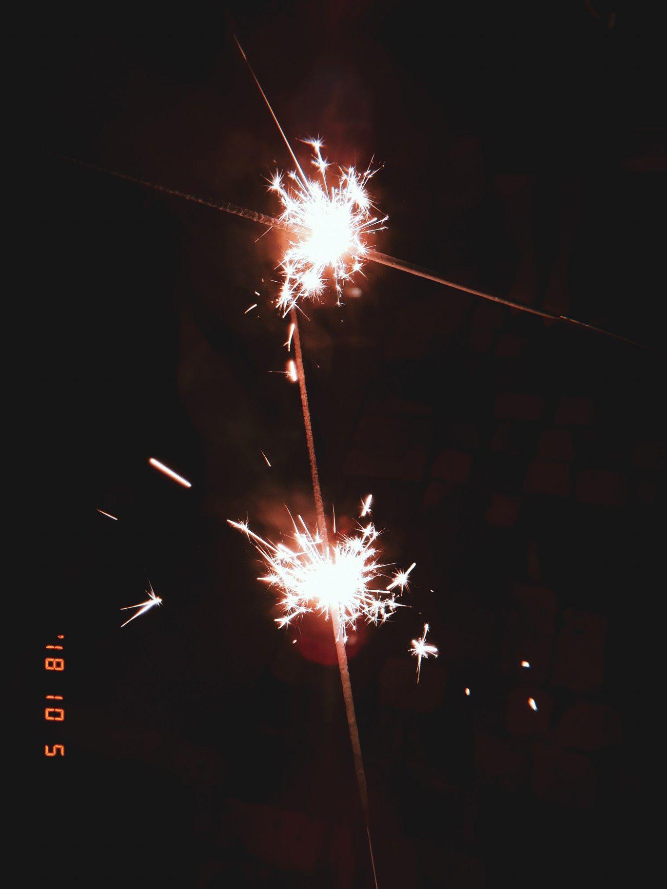 Night time, my time. #aesthetic #sparklers #night #nightowl