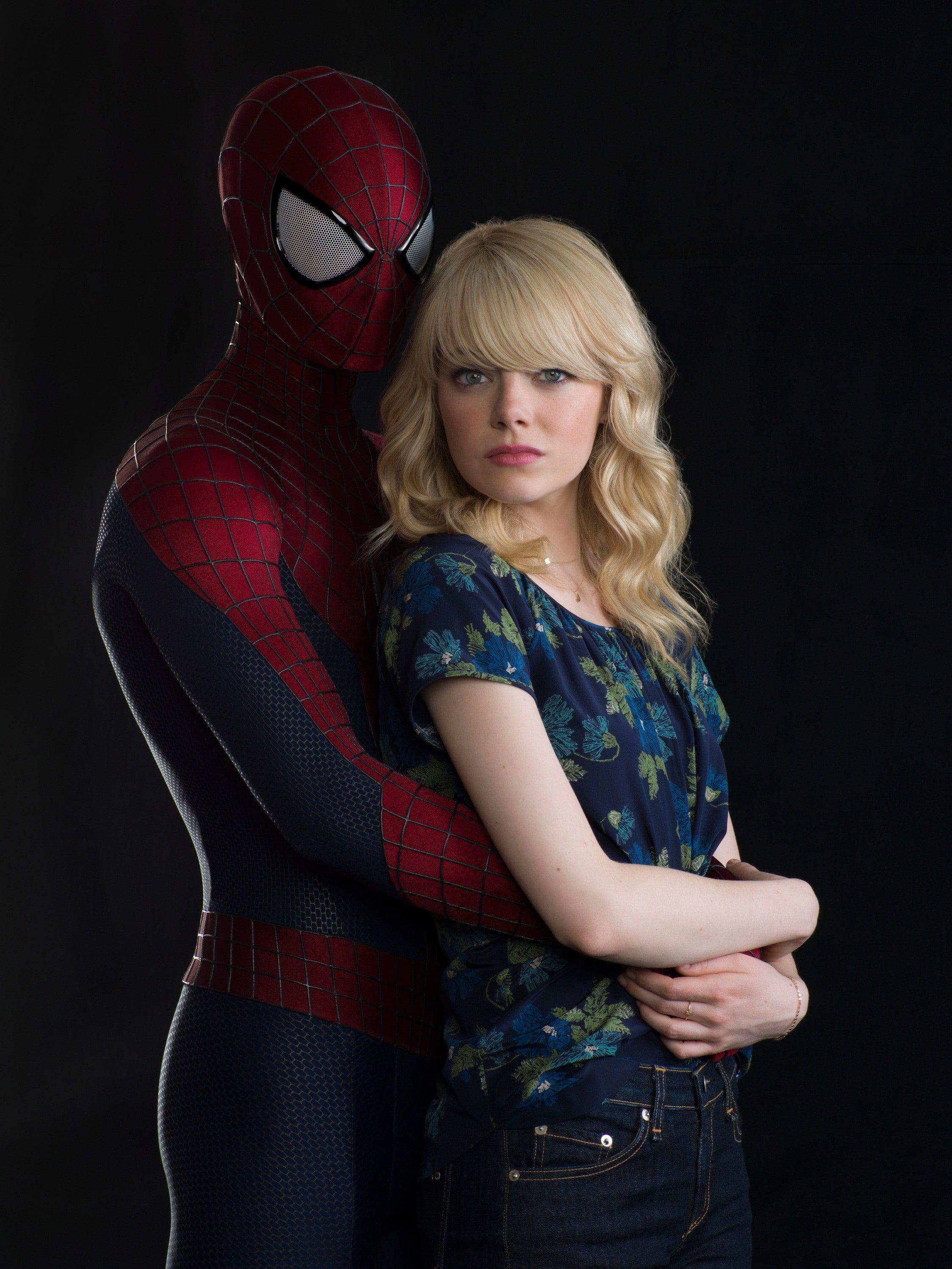 Andrew Garfield Gwen Stacy #Spider Man Emma Stone K #wallpaper