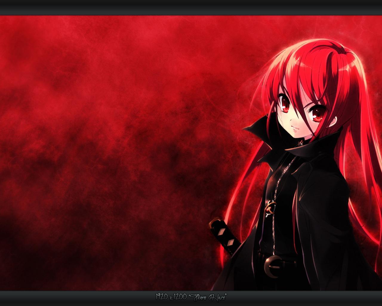 41+] Red Anime Wallpapers