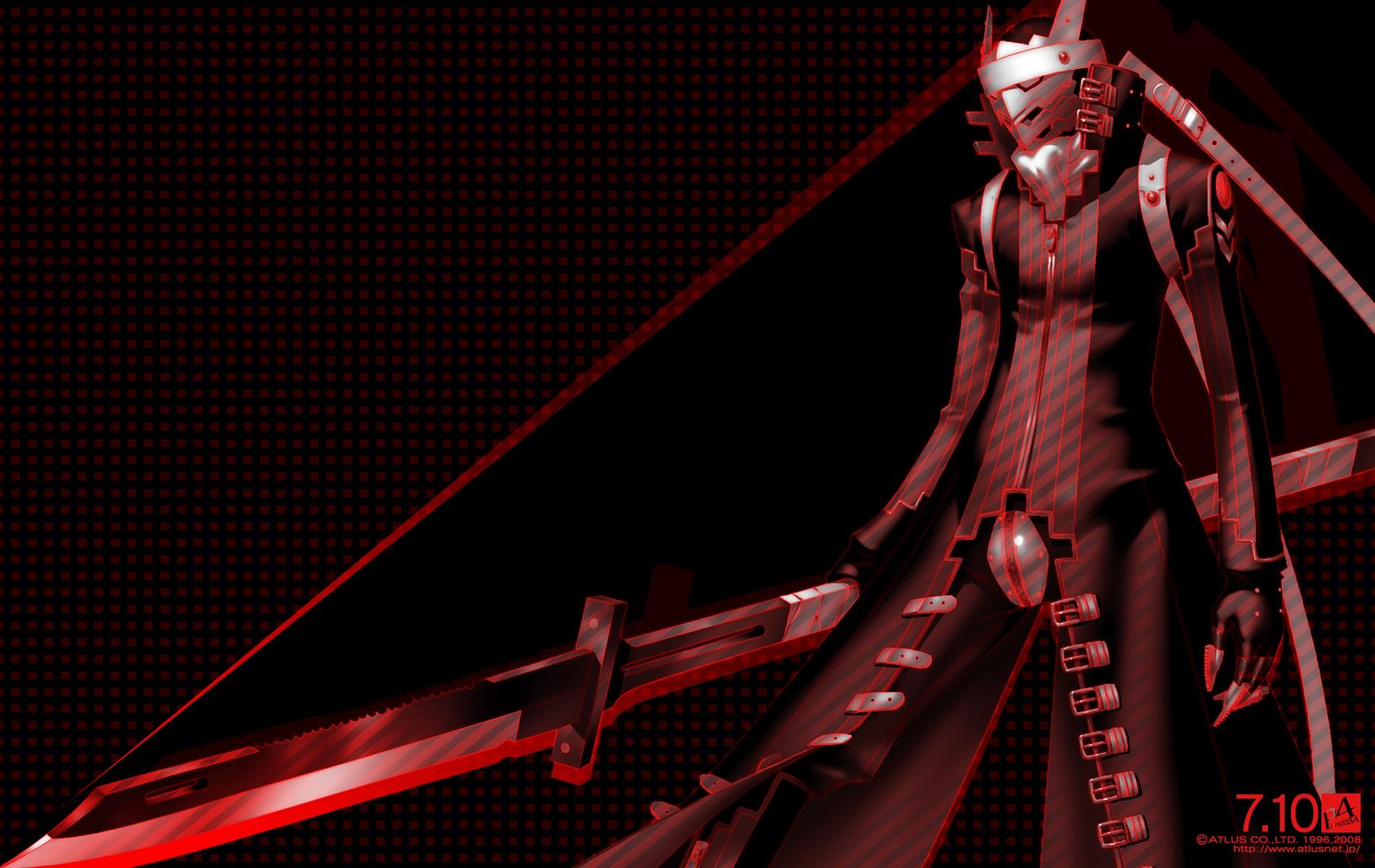 40+] Red and Black Anime Wallpapers