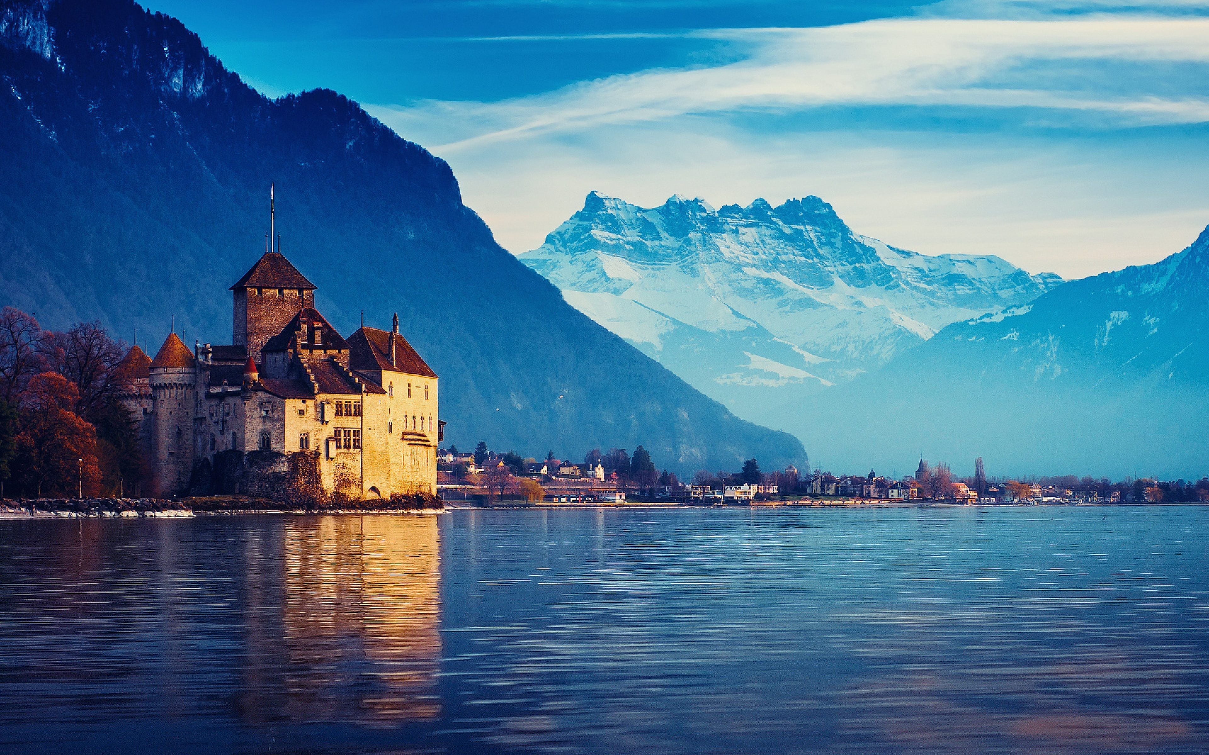Geneva Lake Switzerland Wallpaper HD Download Desktop