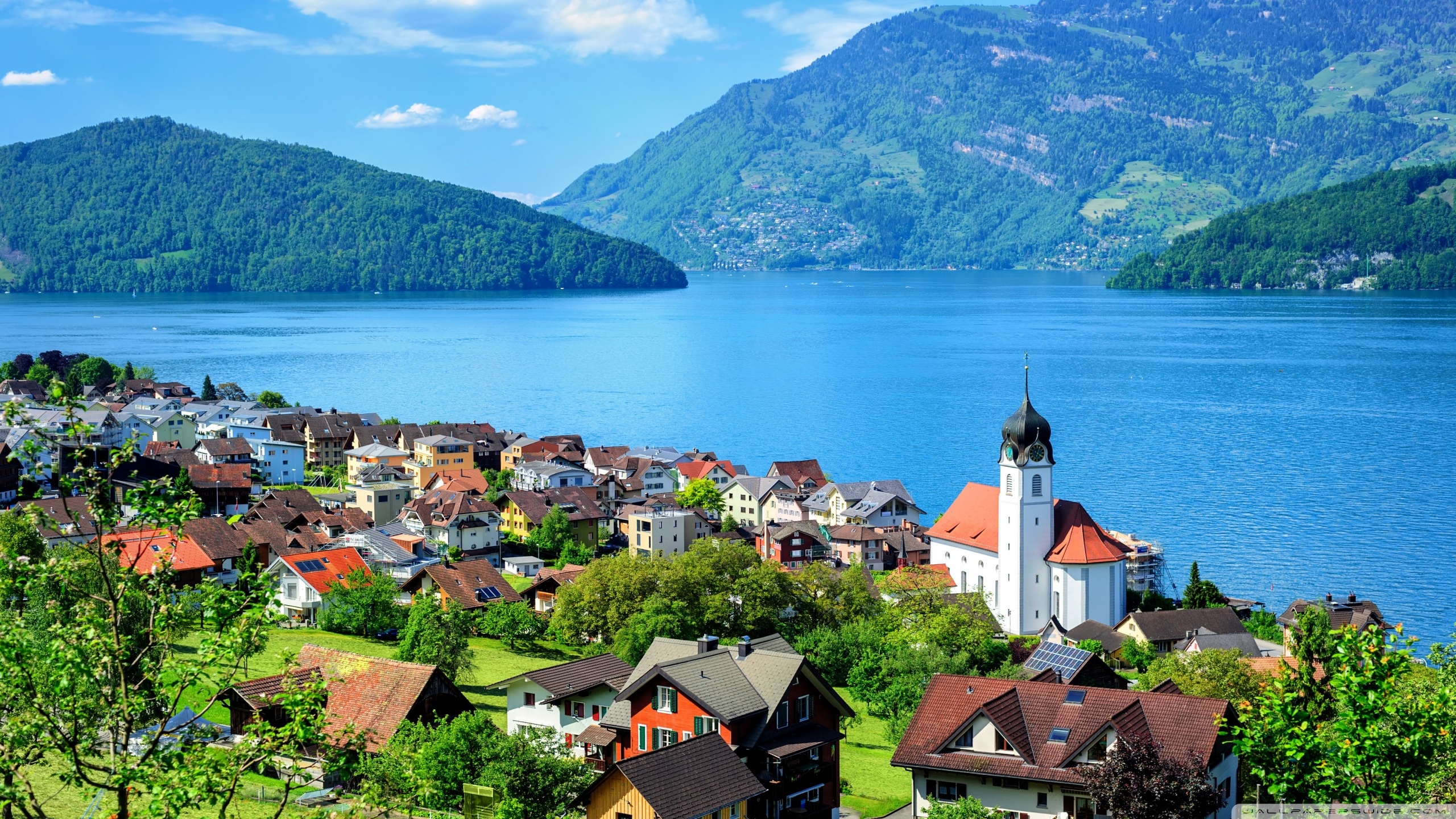Switzerland, Engelberg Lakes, Lucerne Lake, Mountains Ultra