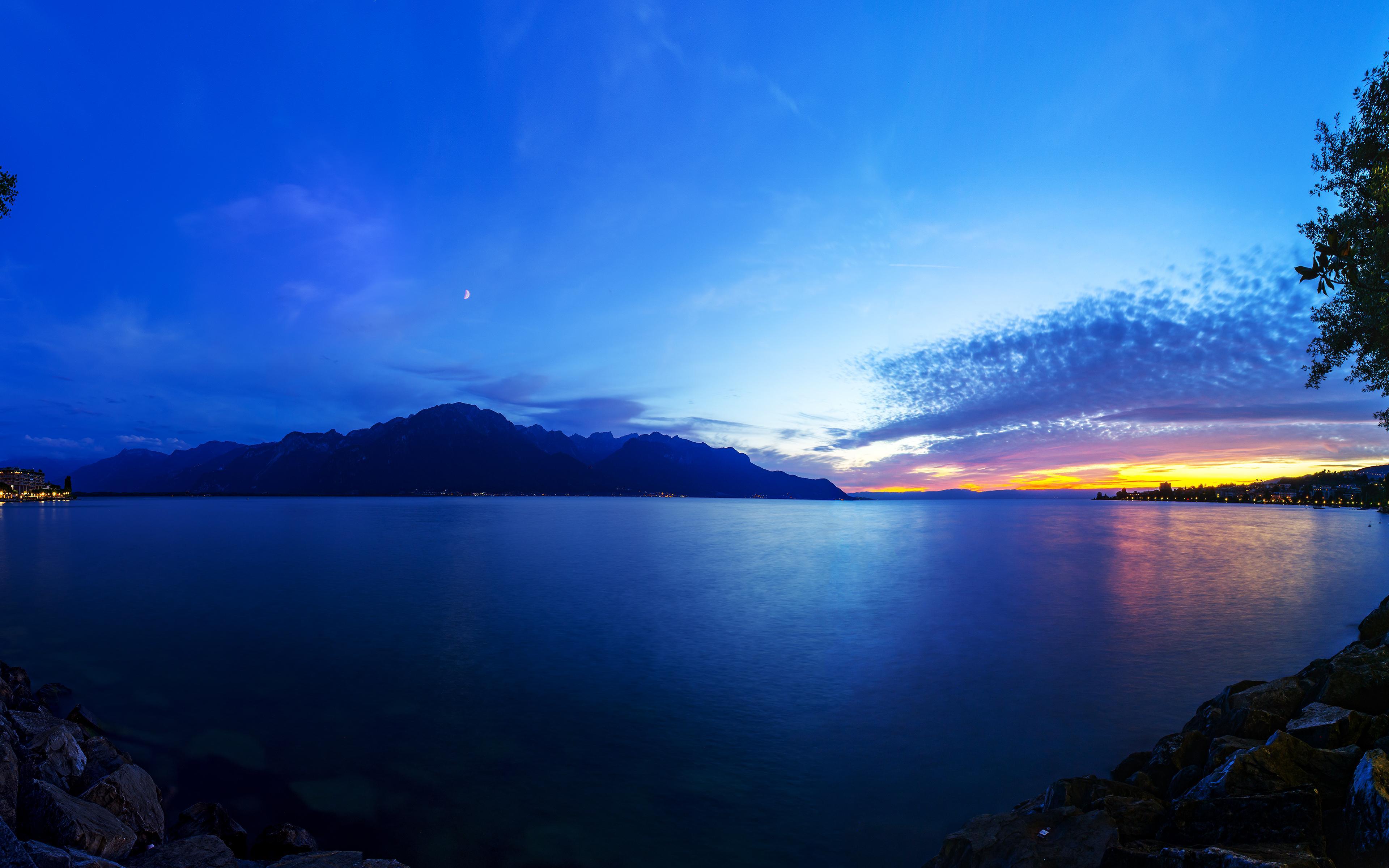 Beautiful Lake Geneva, Switzerland wallpaper and image, picture, photo