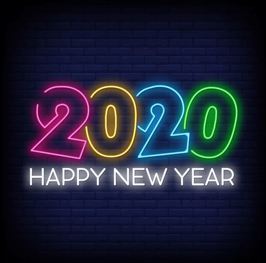 Happy New Year 2020 HD Wallpaper Image Photos
