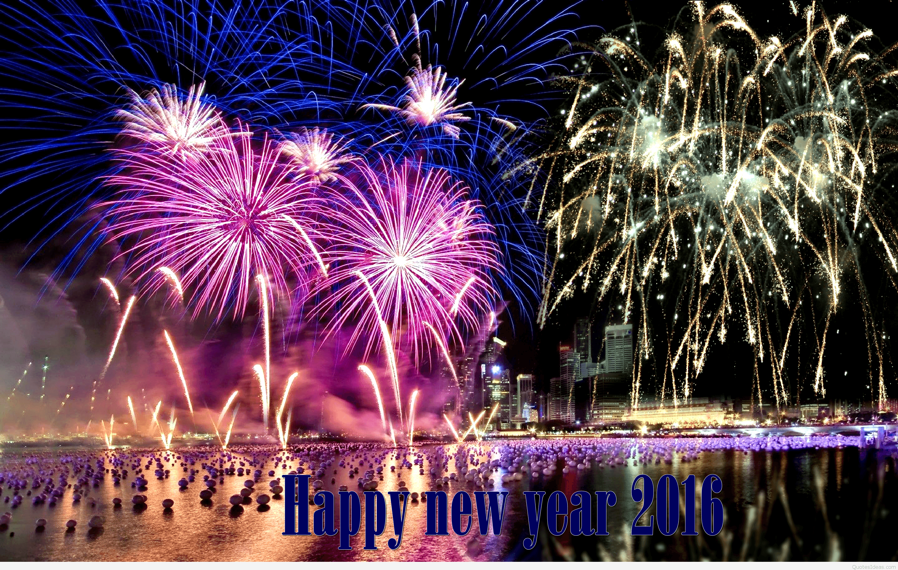 Happy New Year 2015 CountDown Celebration Fireworks