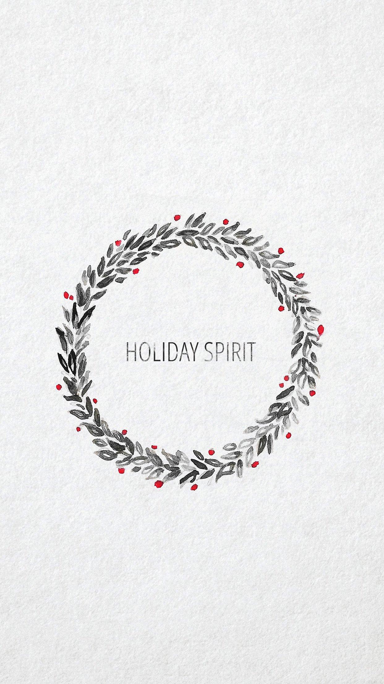 iPhone 6 Wallpaper spirit minimal christmas art