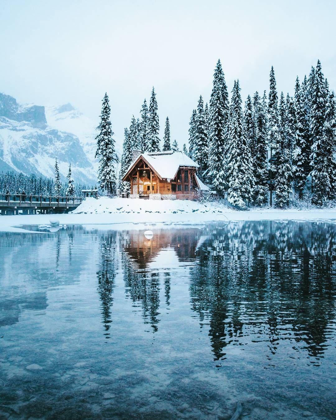 Winter Emerald Lake Wallpapers - Wallpaper Cave