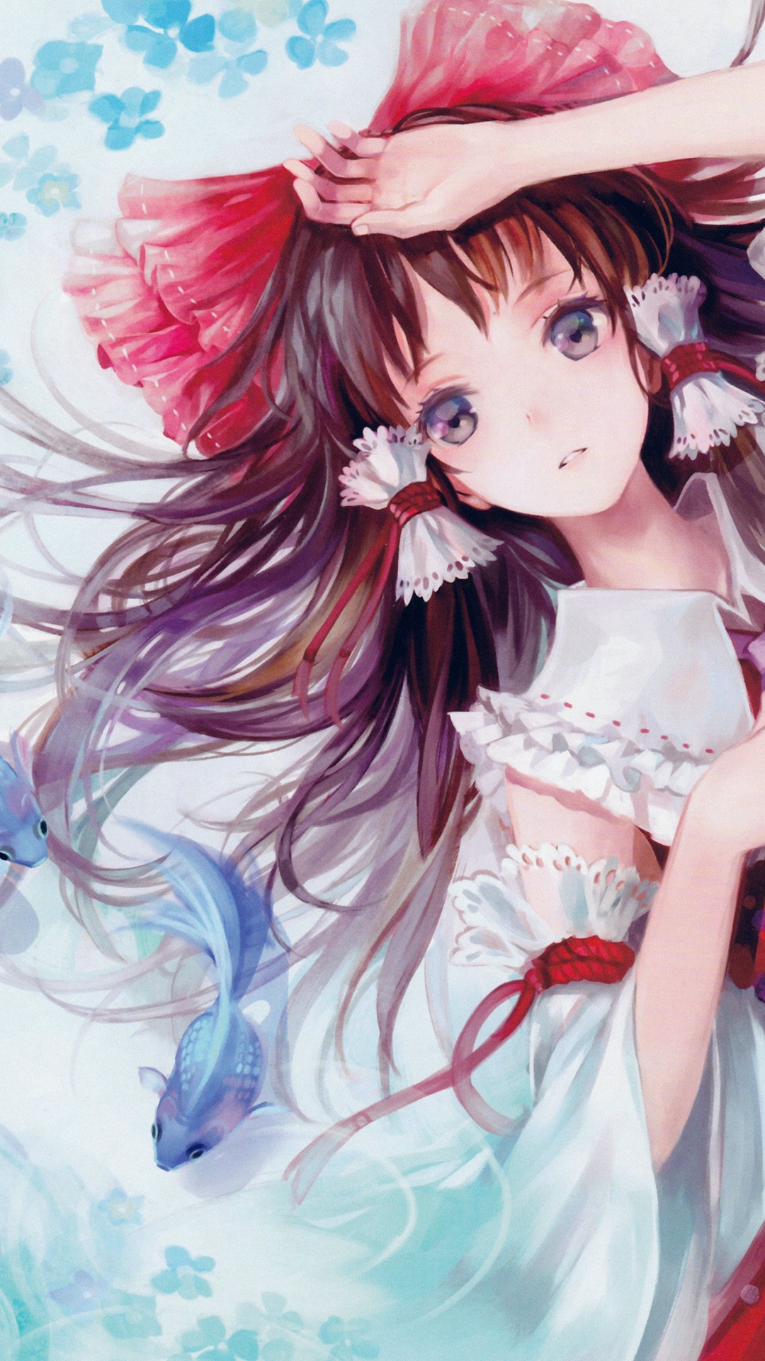 Anime Art Paint Girl Cute iPhone 8 Wallpaper Free Download
