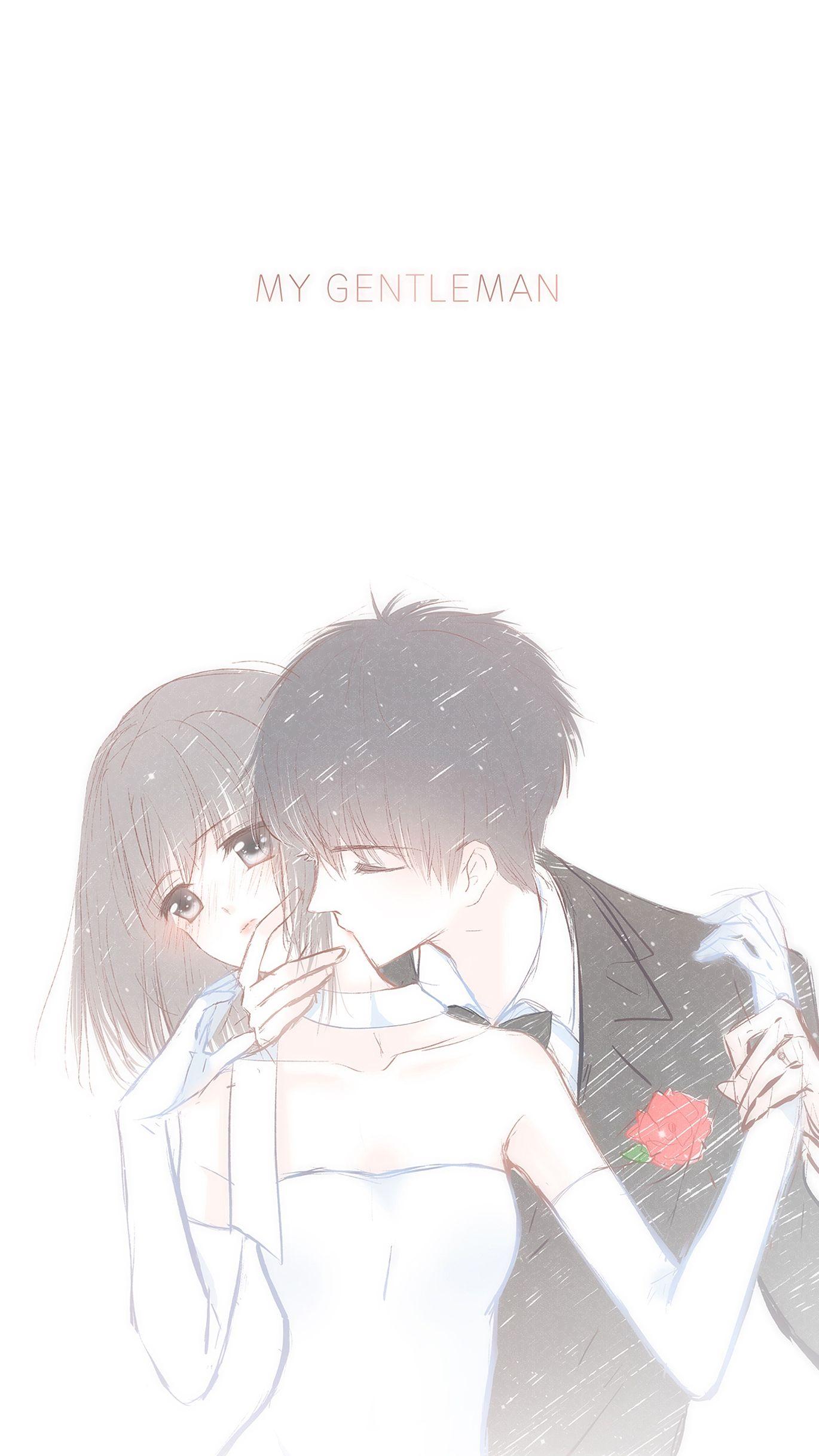 Anime Couple Art Hd Iphone Wallpapers Wallpaper Cave
