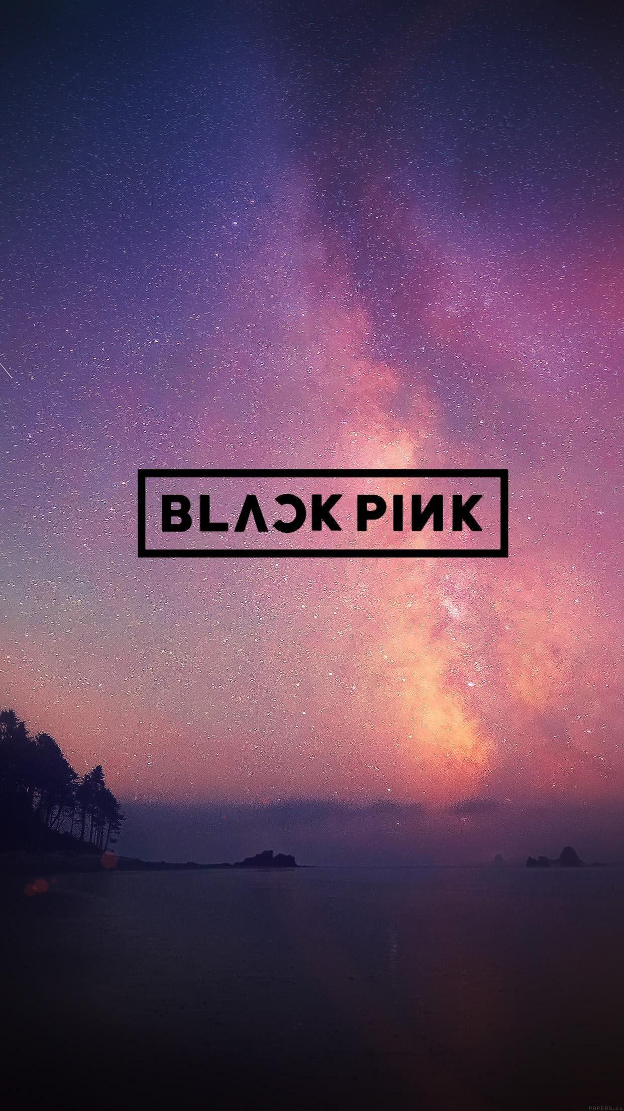 BlackPink Logo Phone Wallpaper. Blackpink