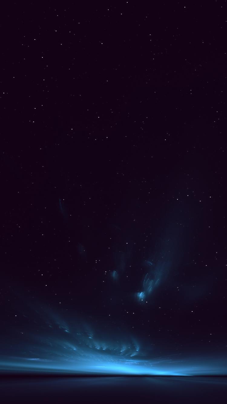 Free download 750x1334 Light Sky Stars Background Wallpaper