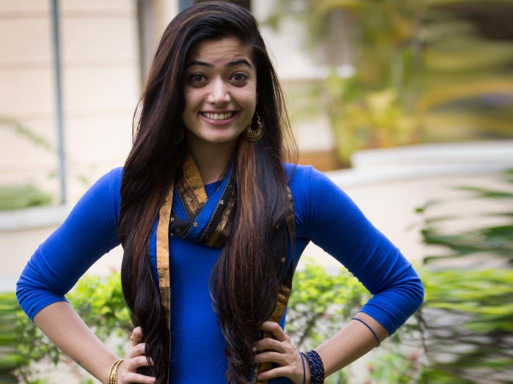Rashmika Mandanna HD Cute Still Free Wallpaper Background