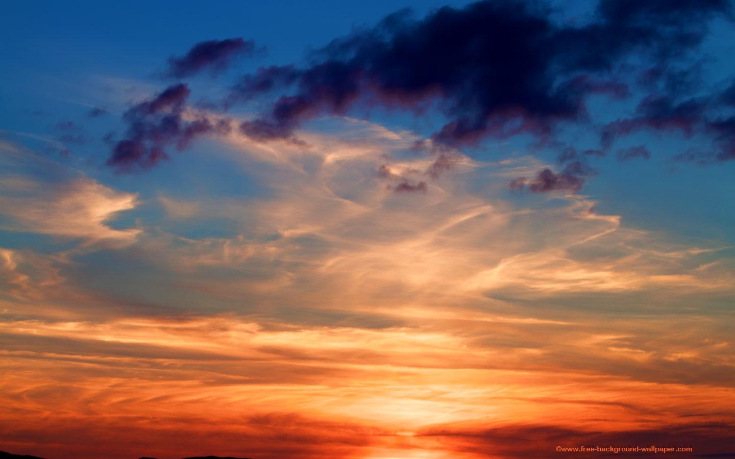 Free download Sunset Sky in Scotland Sky Background