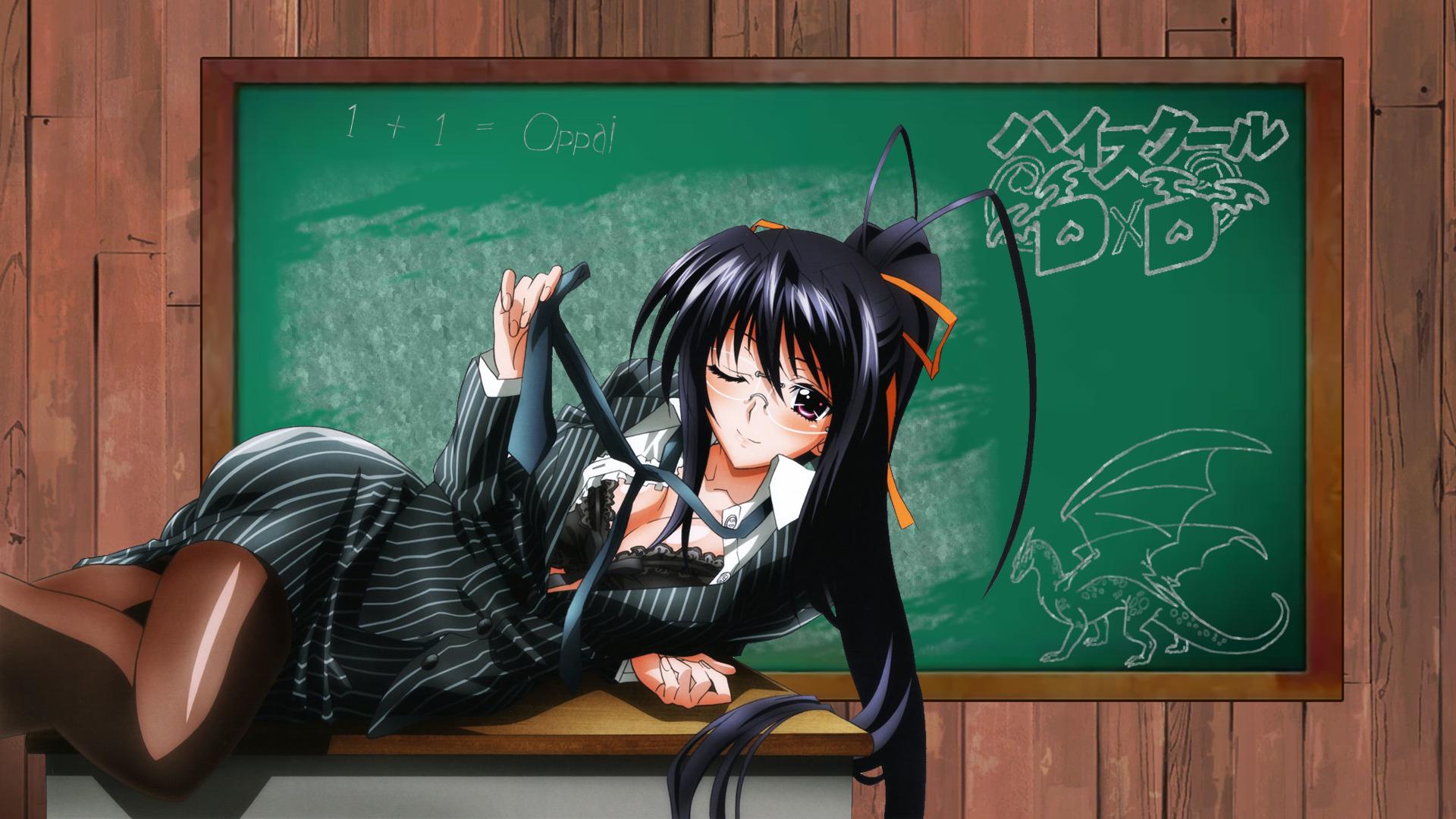 anime Girls, Highschool DxD, Himejima Akeno Wallpaper HD